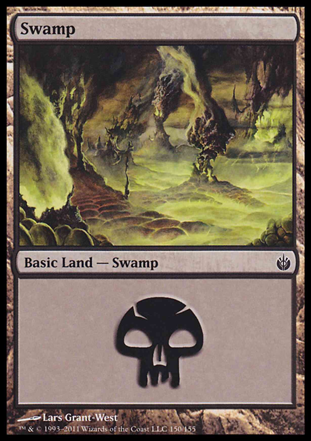 Swamp (150) magic card front