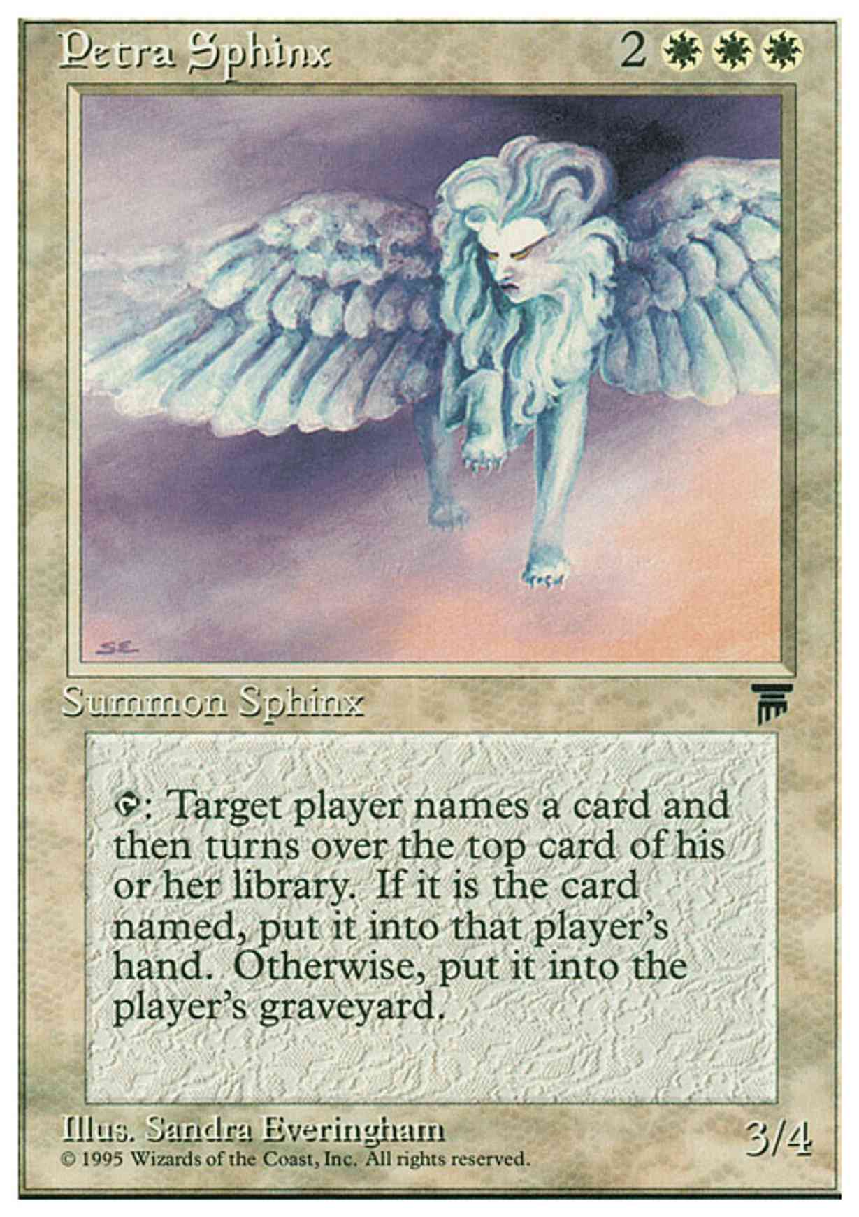 Petra Sphinx magic card front