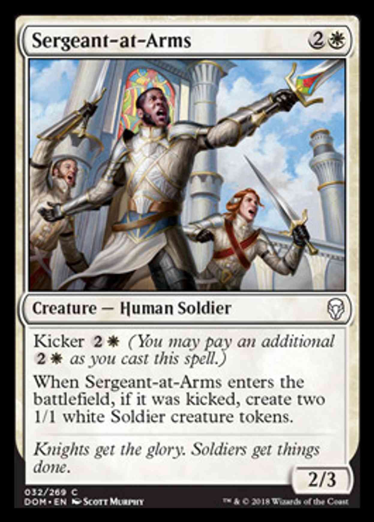 Sergeant-at-Arms magic card front
