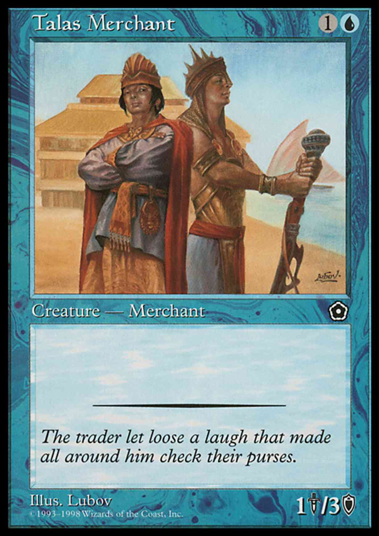 Talas Merchant magic card front
