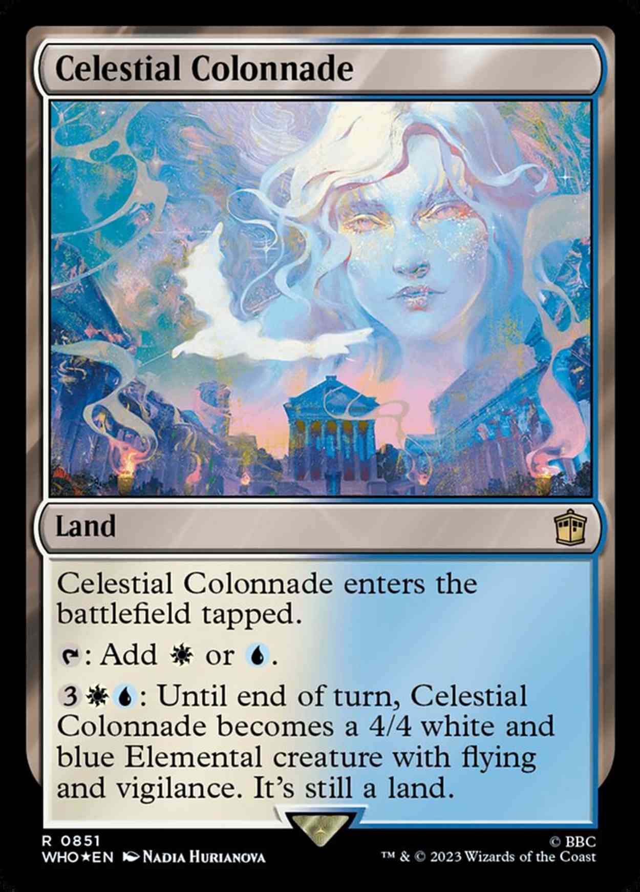 Celestial Colonnade (Surge Foil) magic card front