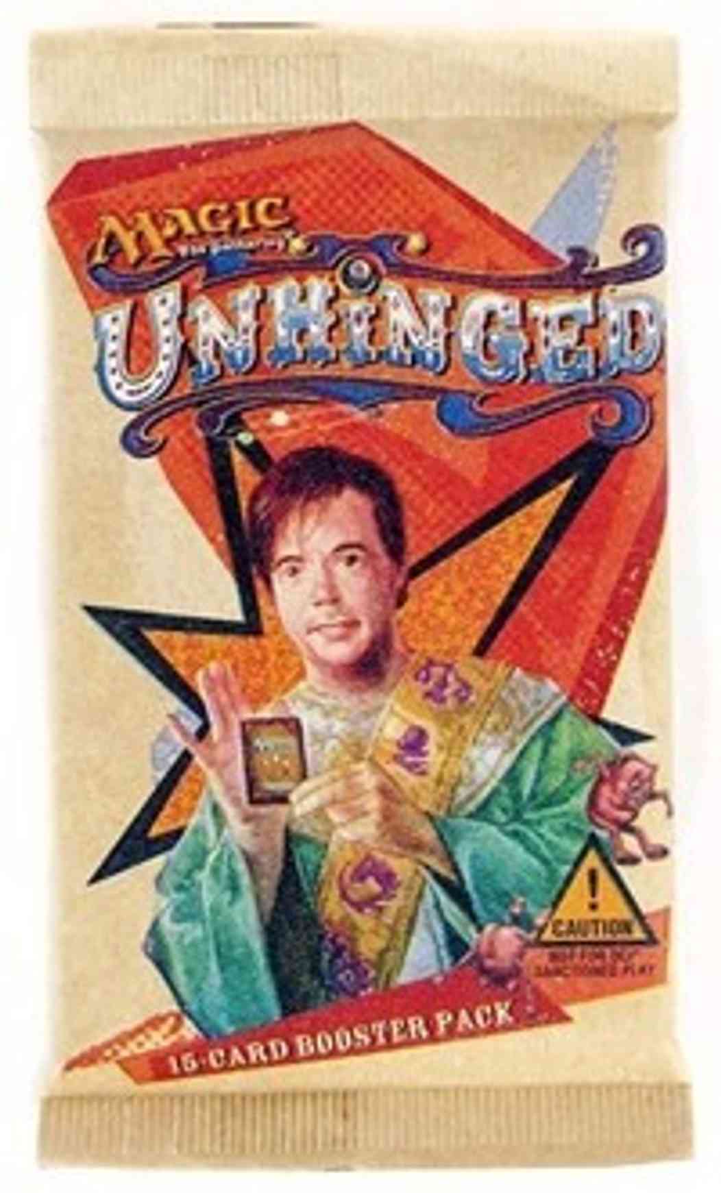 Unhinged Booster Pack magic card front