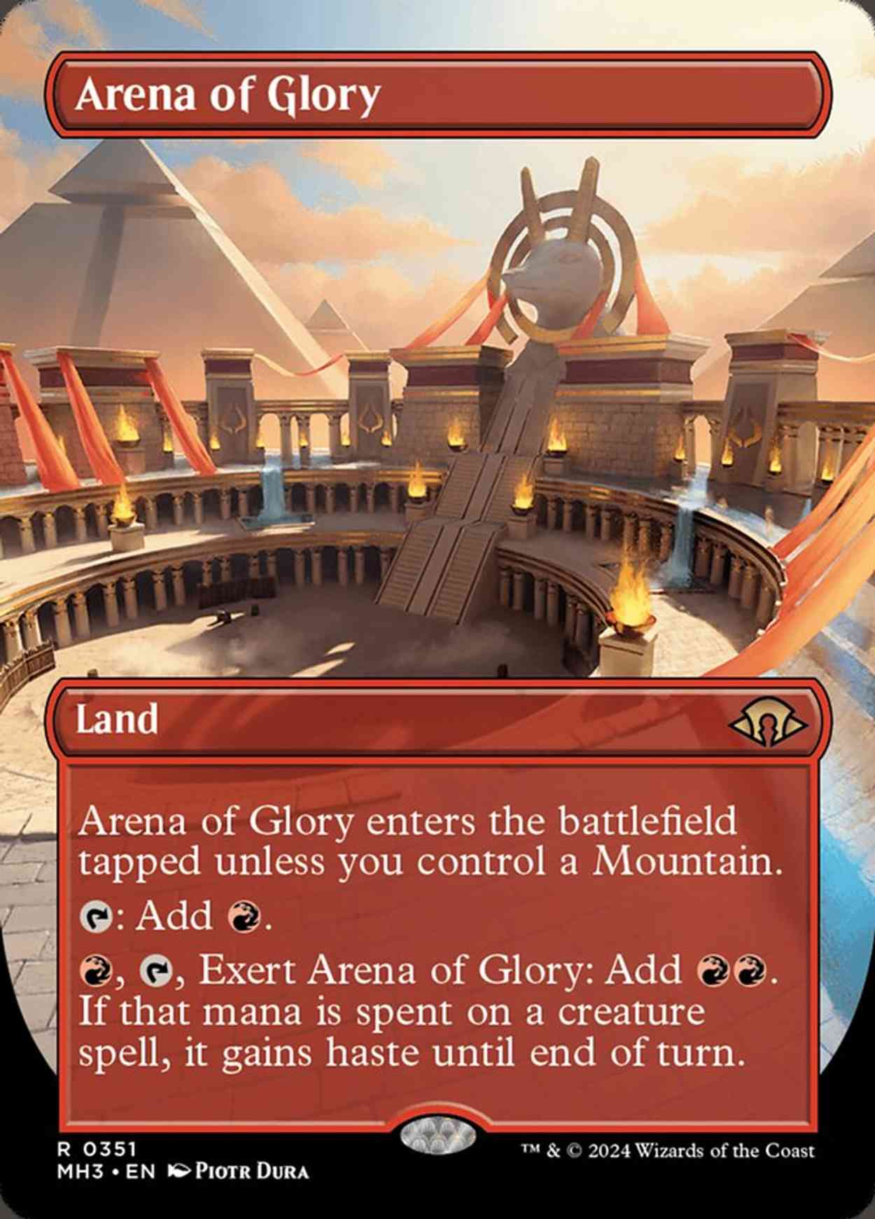 Arena of Glory (Borderless) magic card front