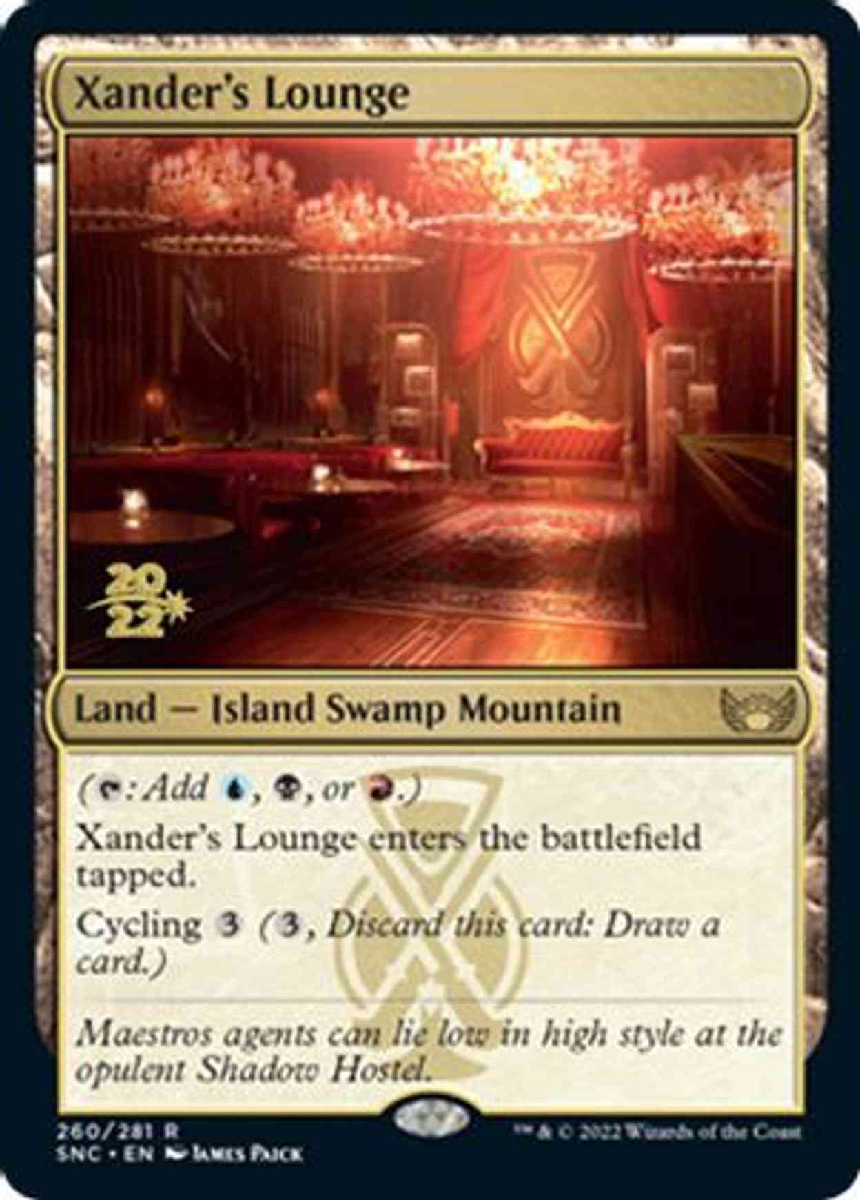 Xander's Lounge magic card front