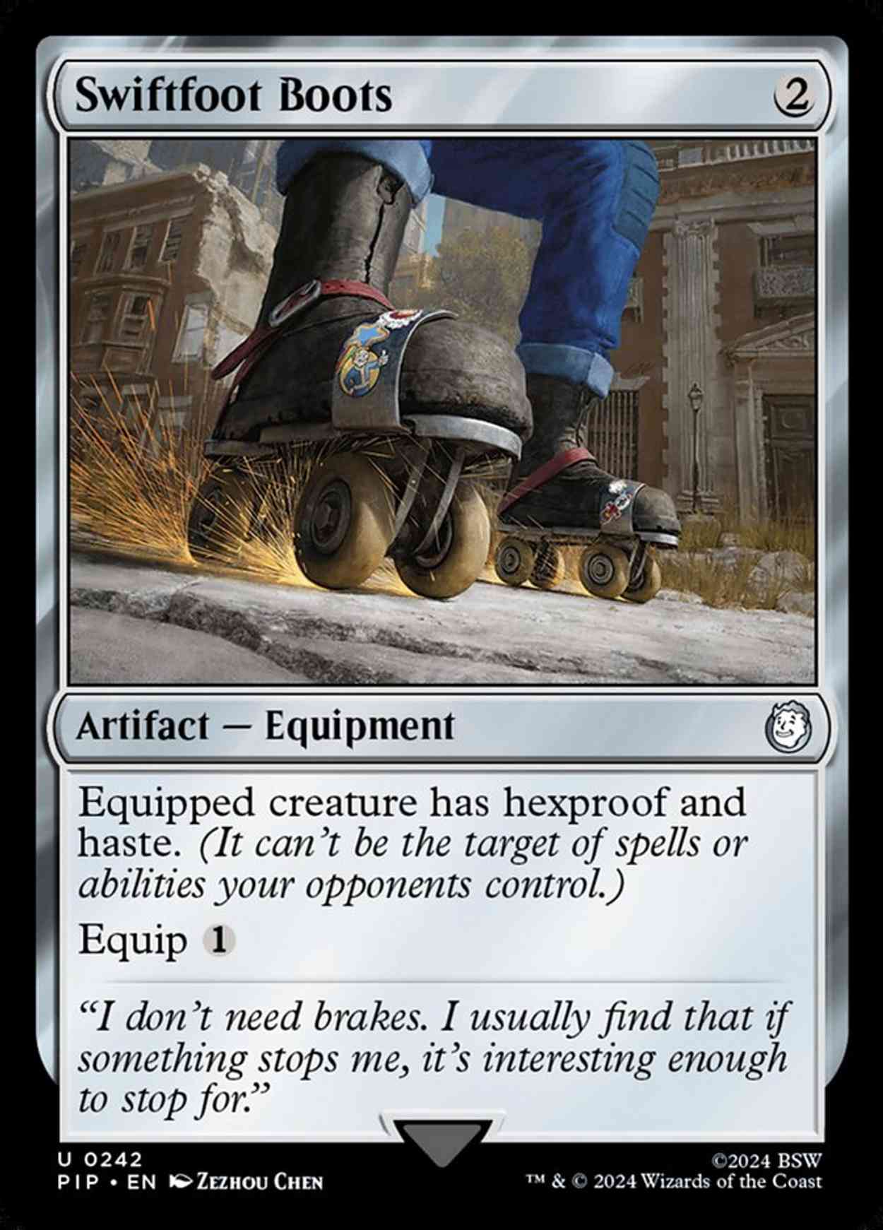 Swiftfoot Boots magic card front