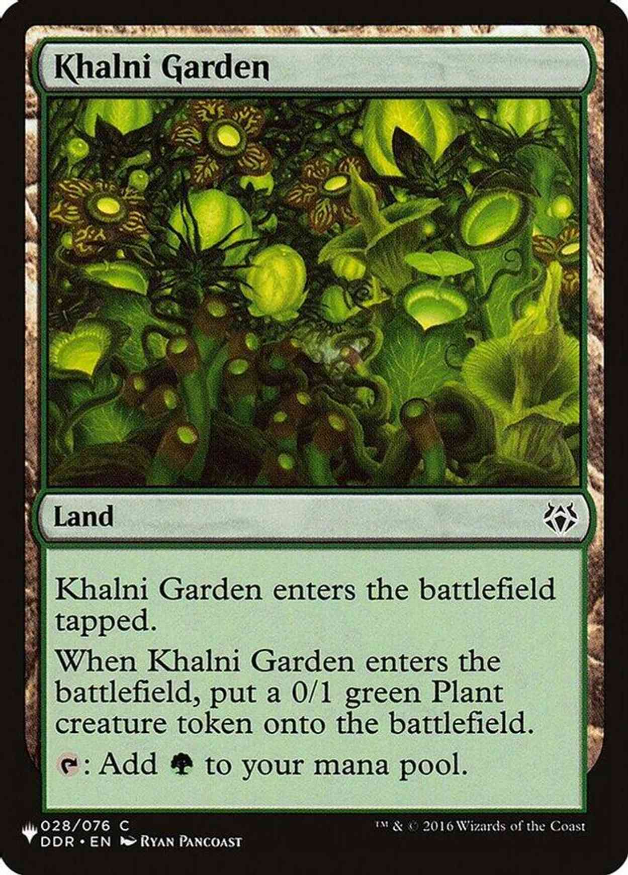 Khalni Garden magic card front