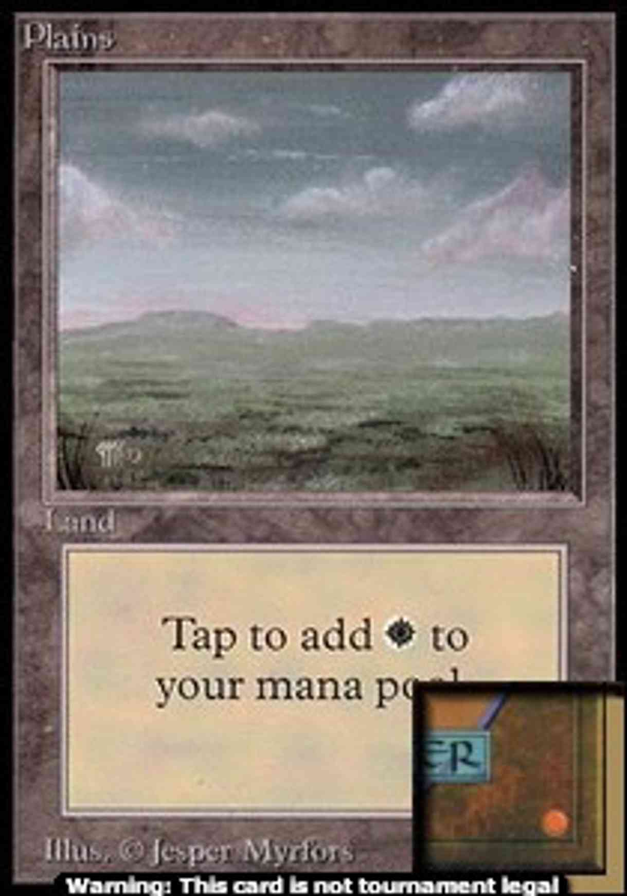 Plains (C) (CE) magic card front