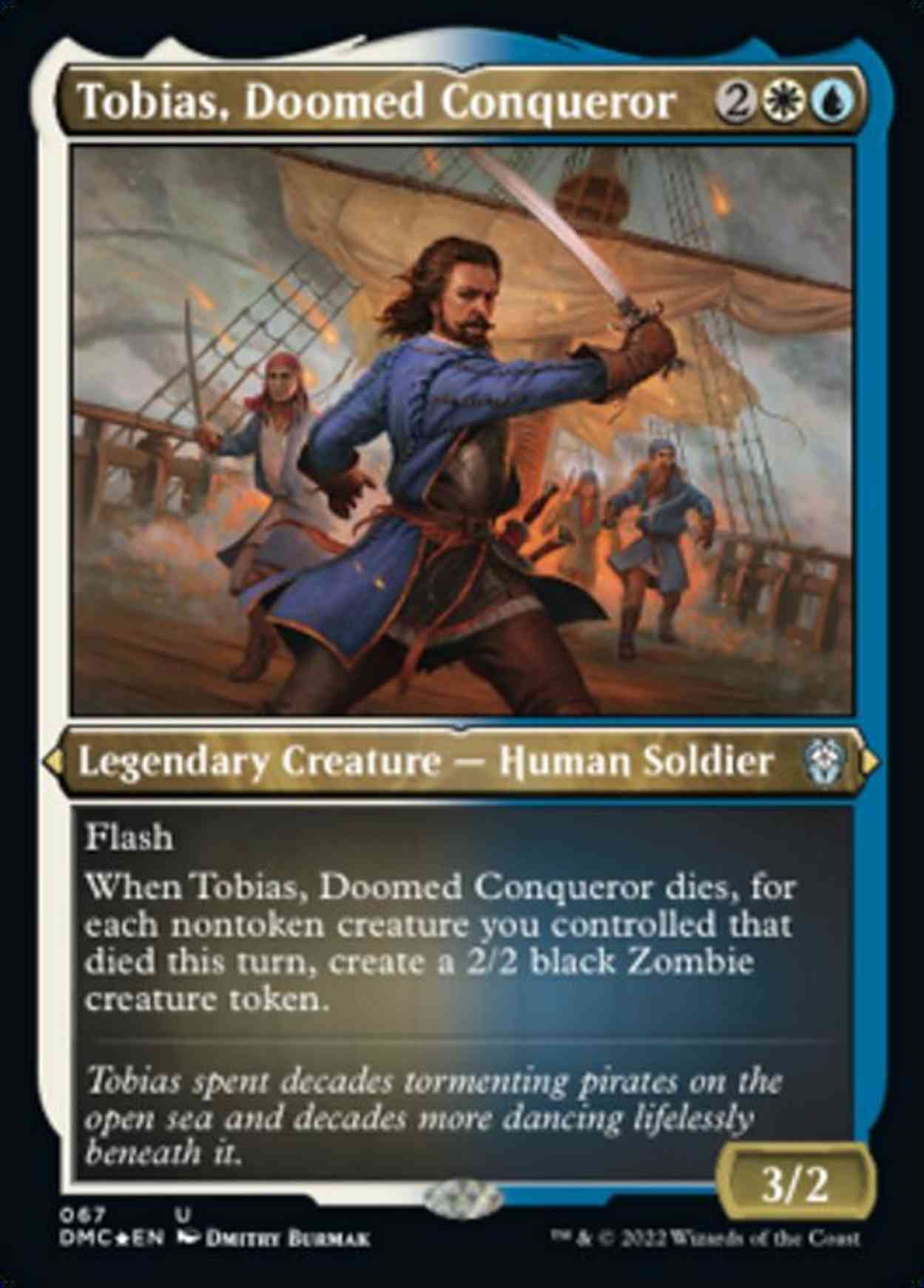 Tobias, Doomed Conqueror (Foil Etched) magic card front