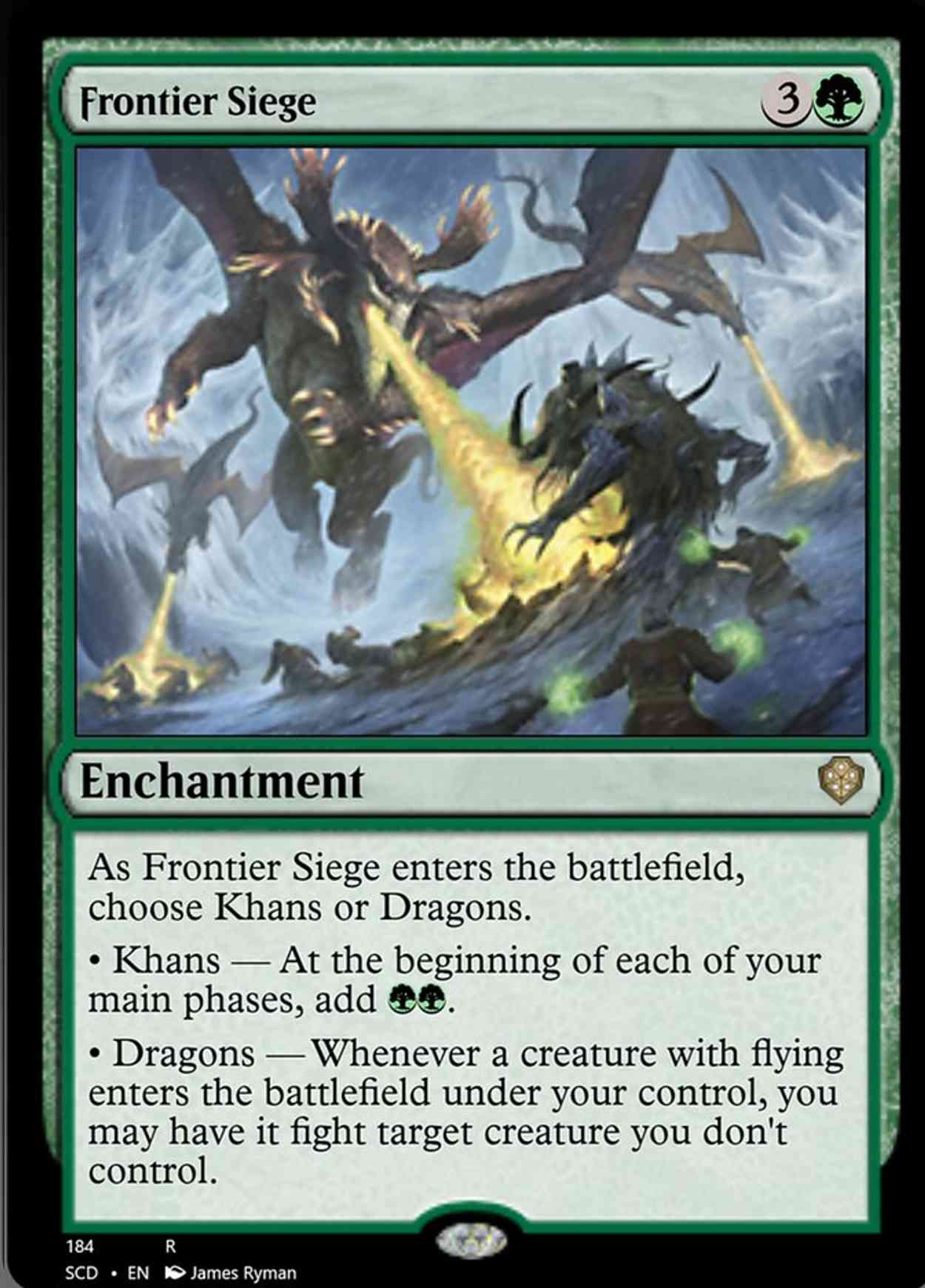 Frontier Siege magic card front