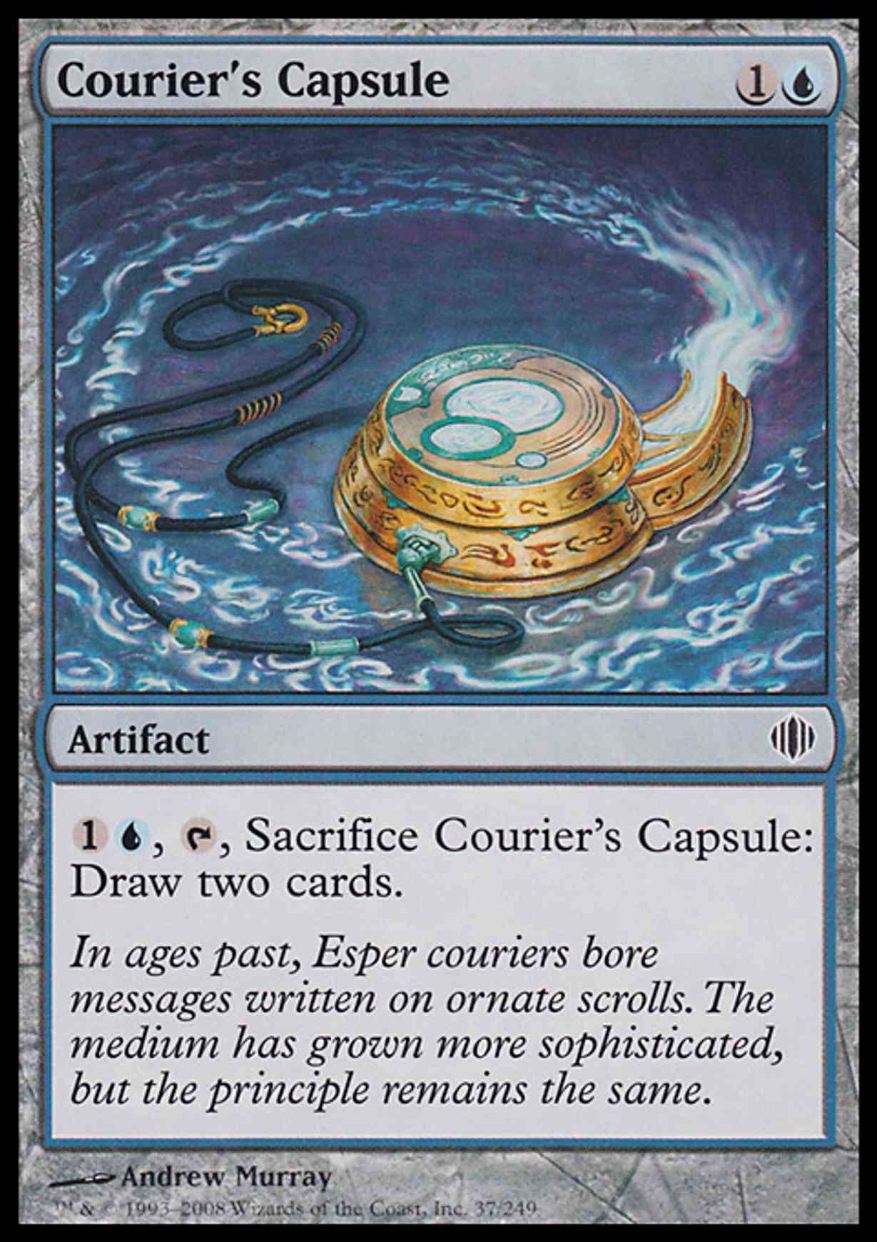 Courier's Capsule magic card front