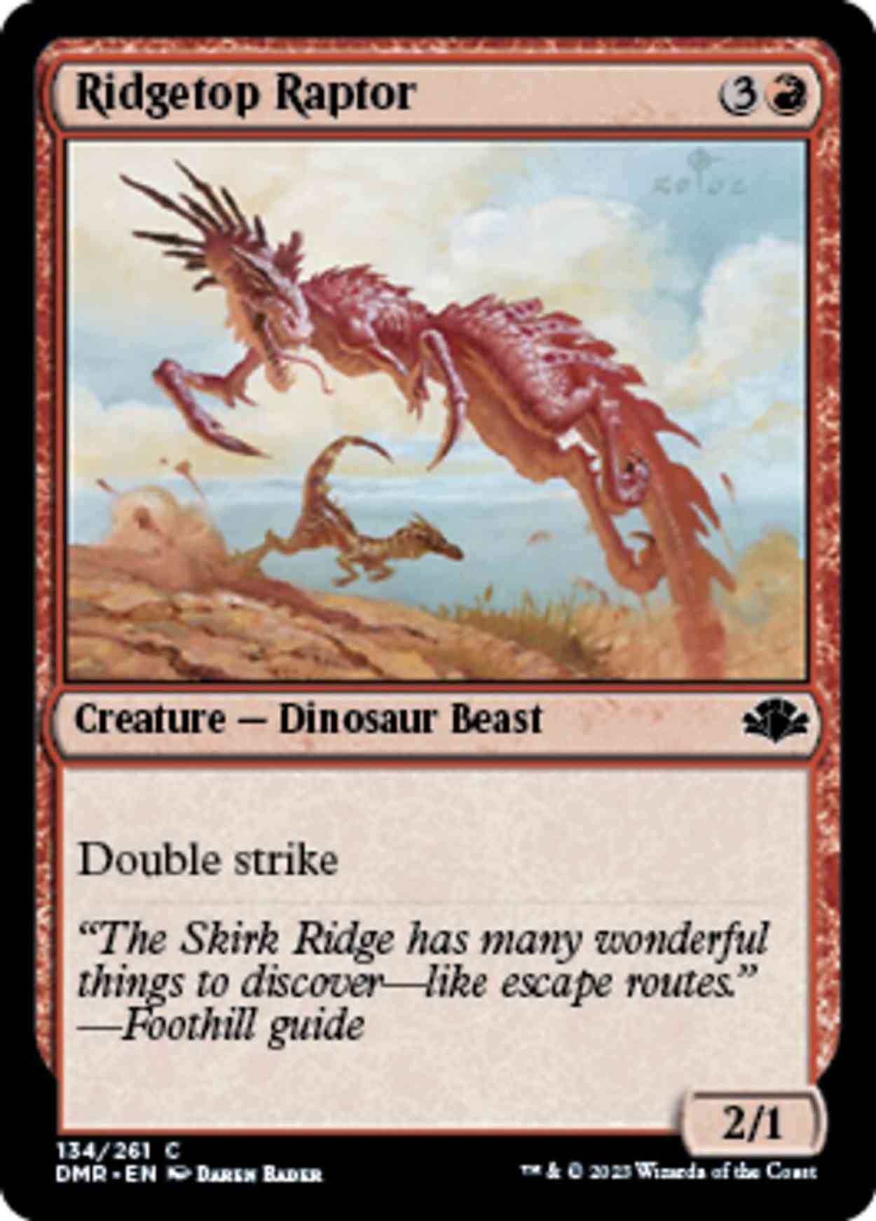 Ridgetop Raptor magic card front