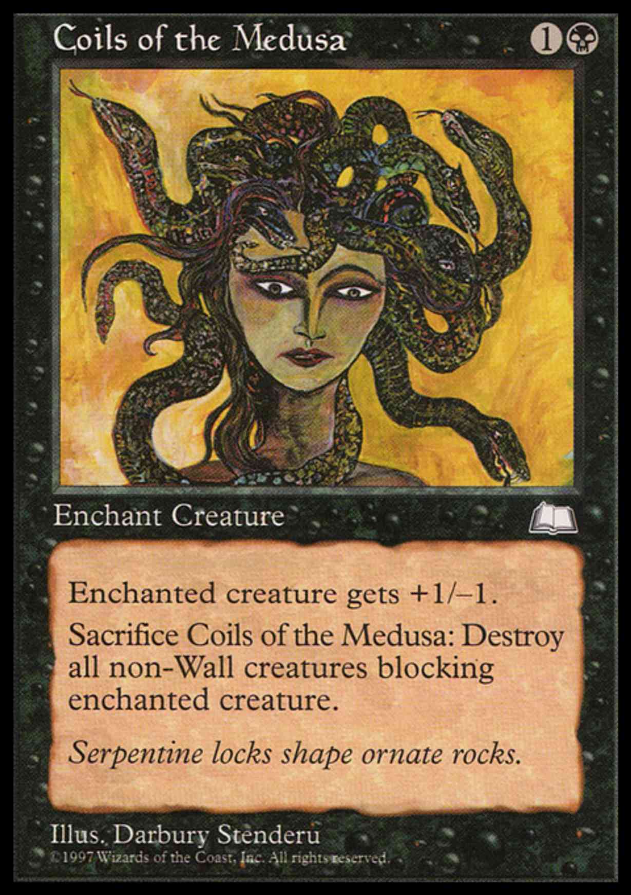 Coils of the Medusa magic card front
