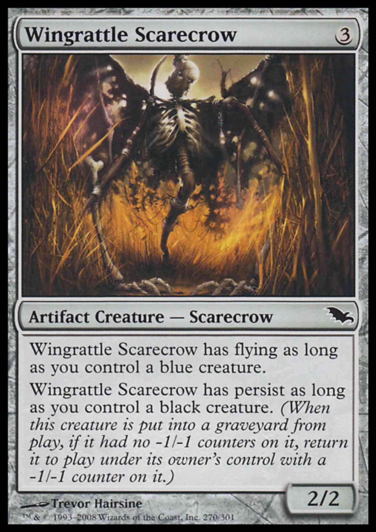 Wingrattle Scarecrow magic card front