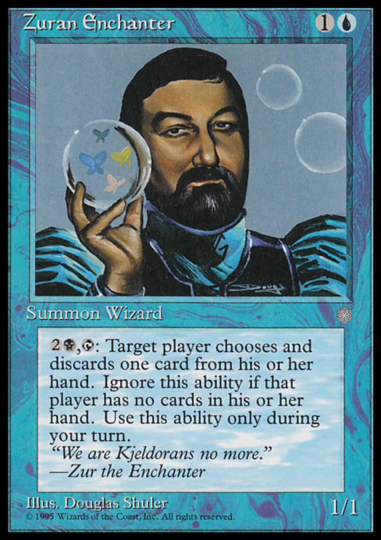 Zuran Enchanter magic card front