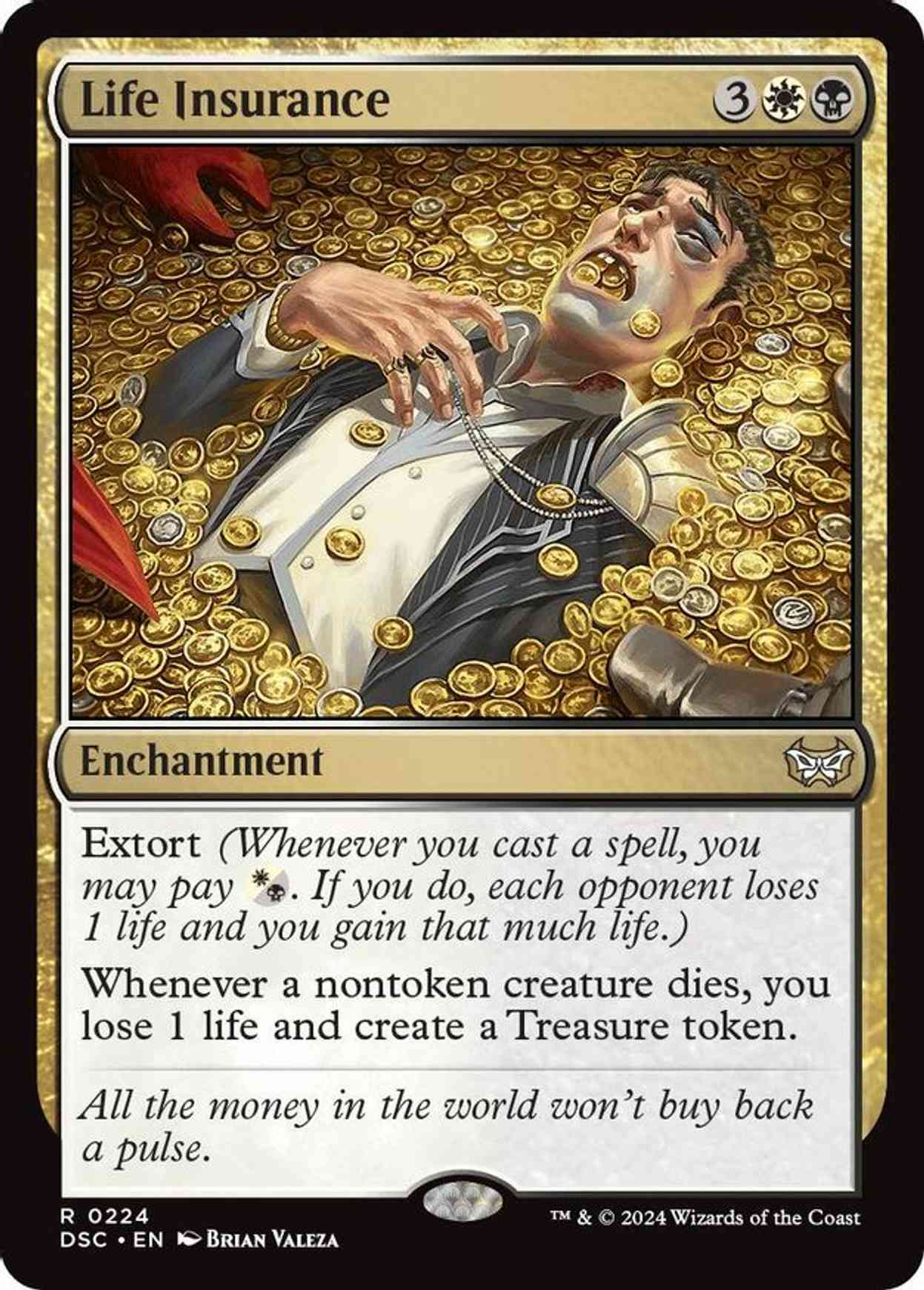 Life Insurance magic card front