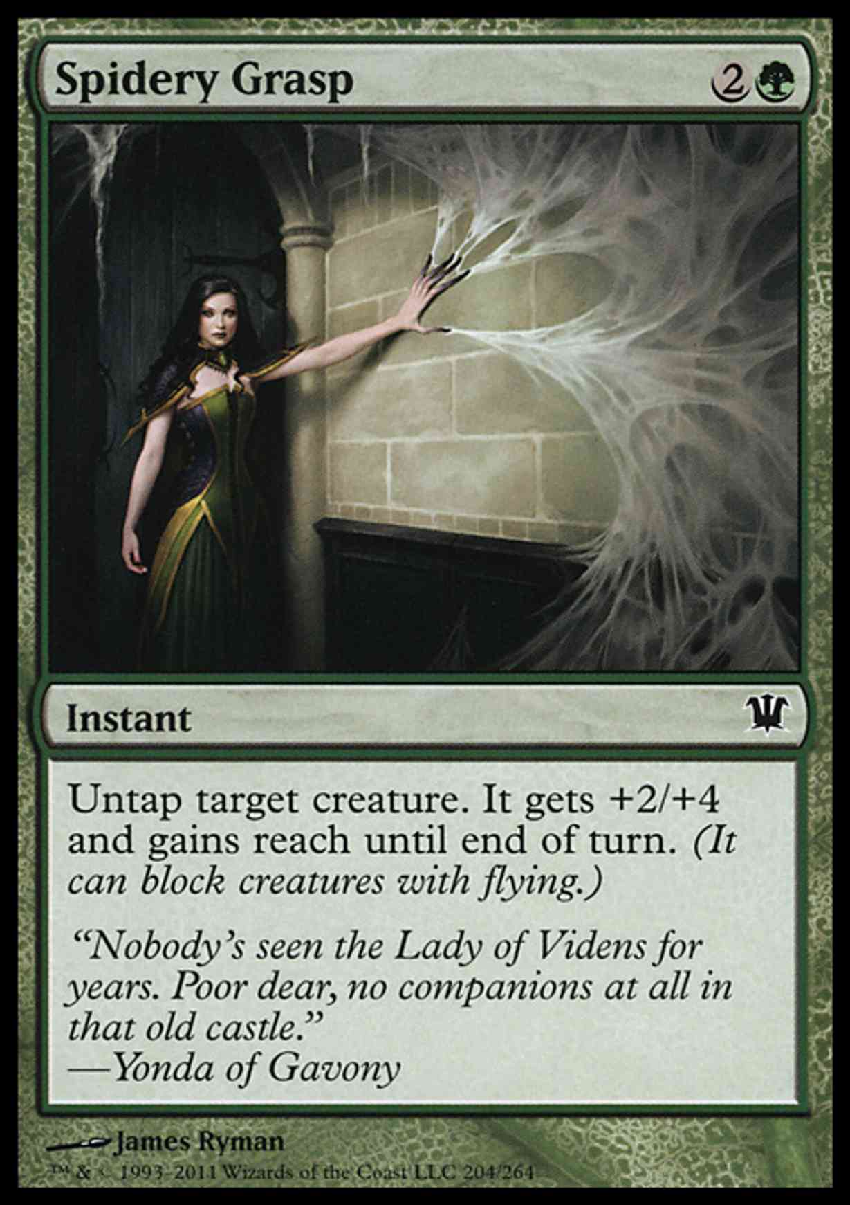 Spidery Grasp magic card front