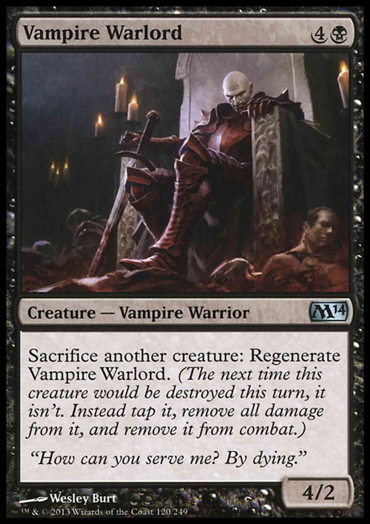 Vampire Warlord magic card front