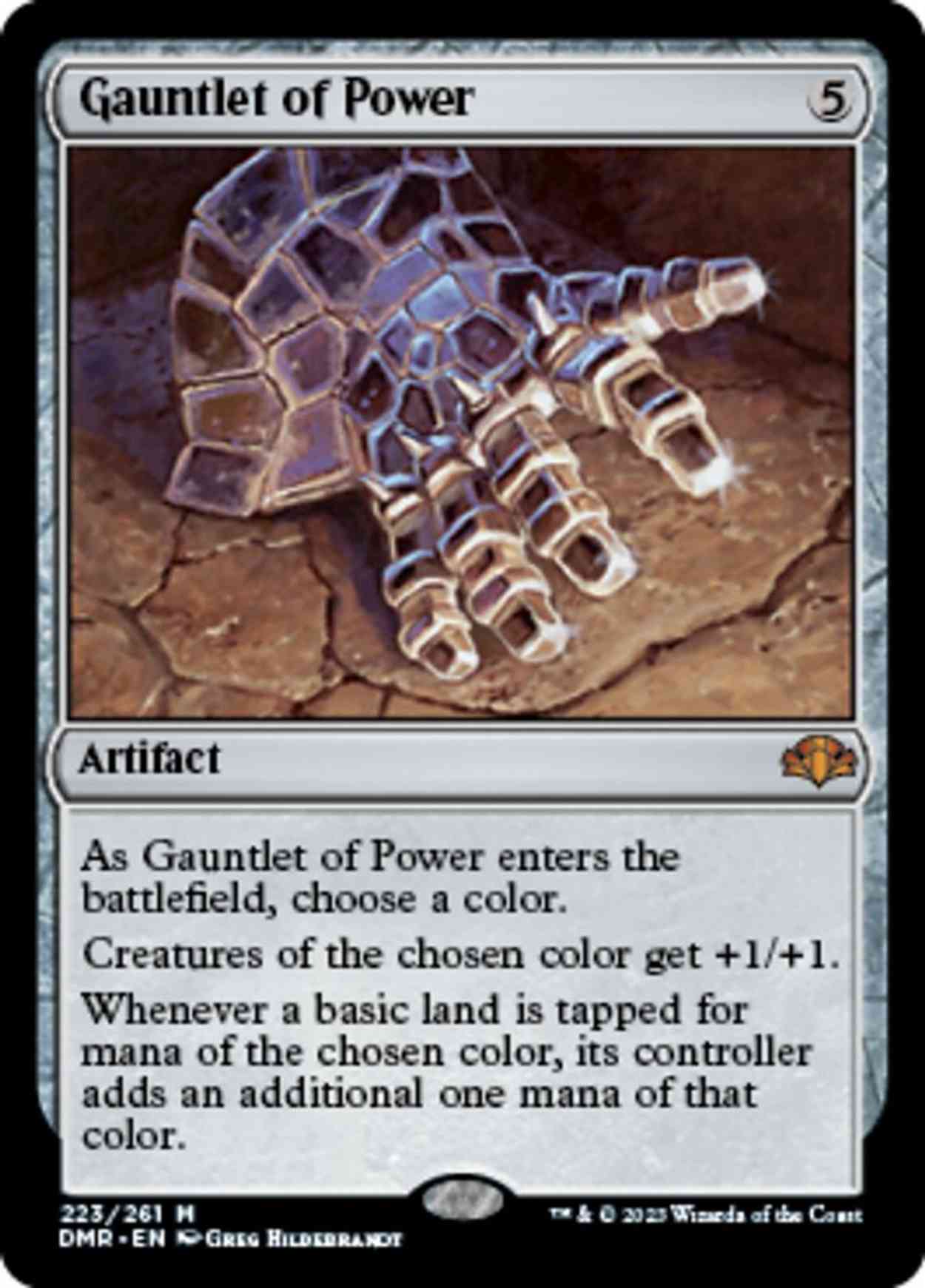 Gauntlet of Power magic card front