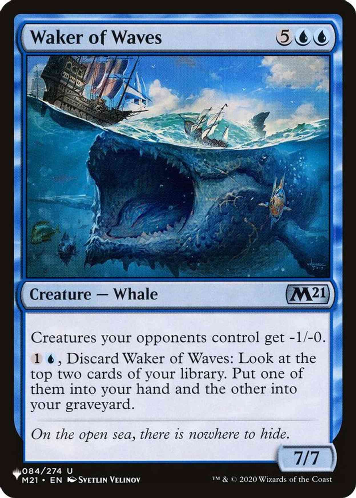 Waker of Waves magic card front