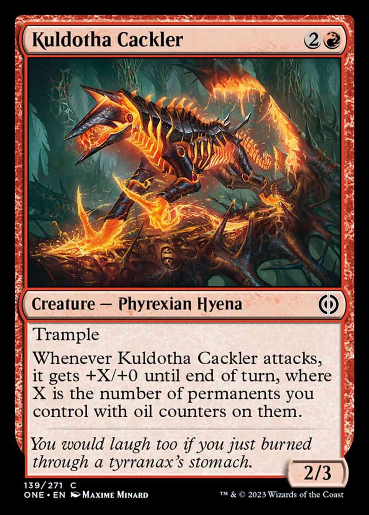 Kuldotha Cackler magic card front