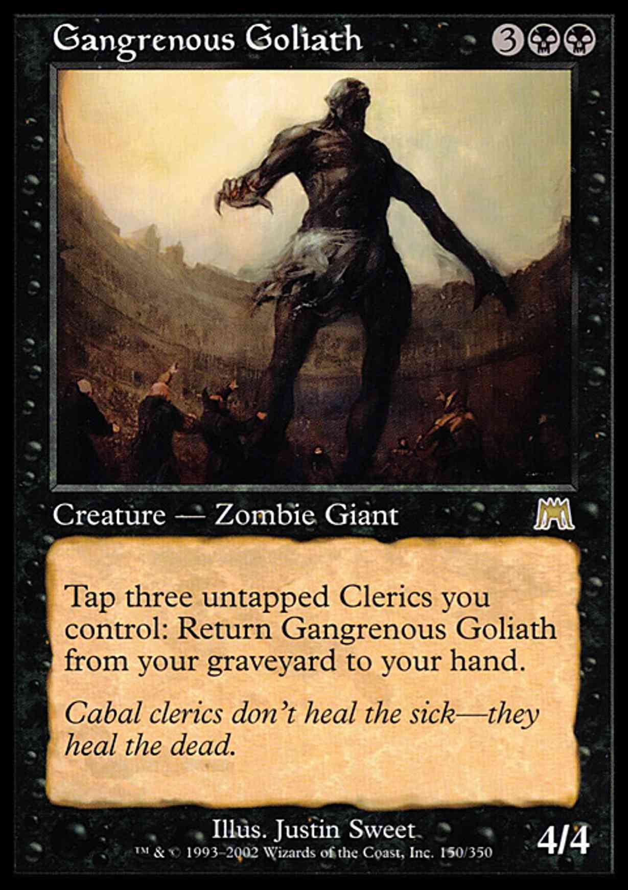 Gangrenous Goliath magic card front