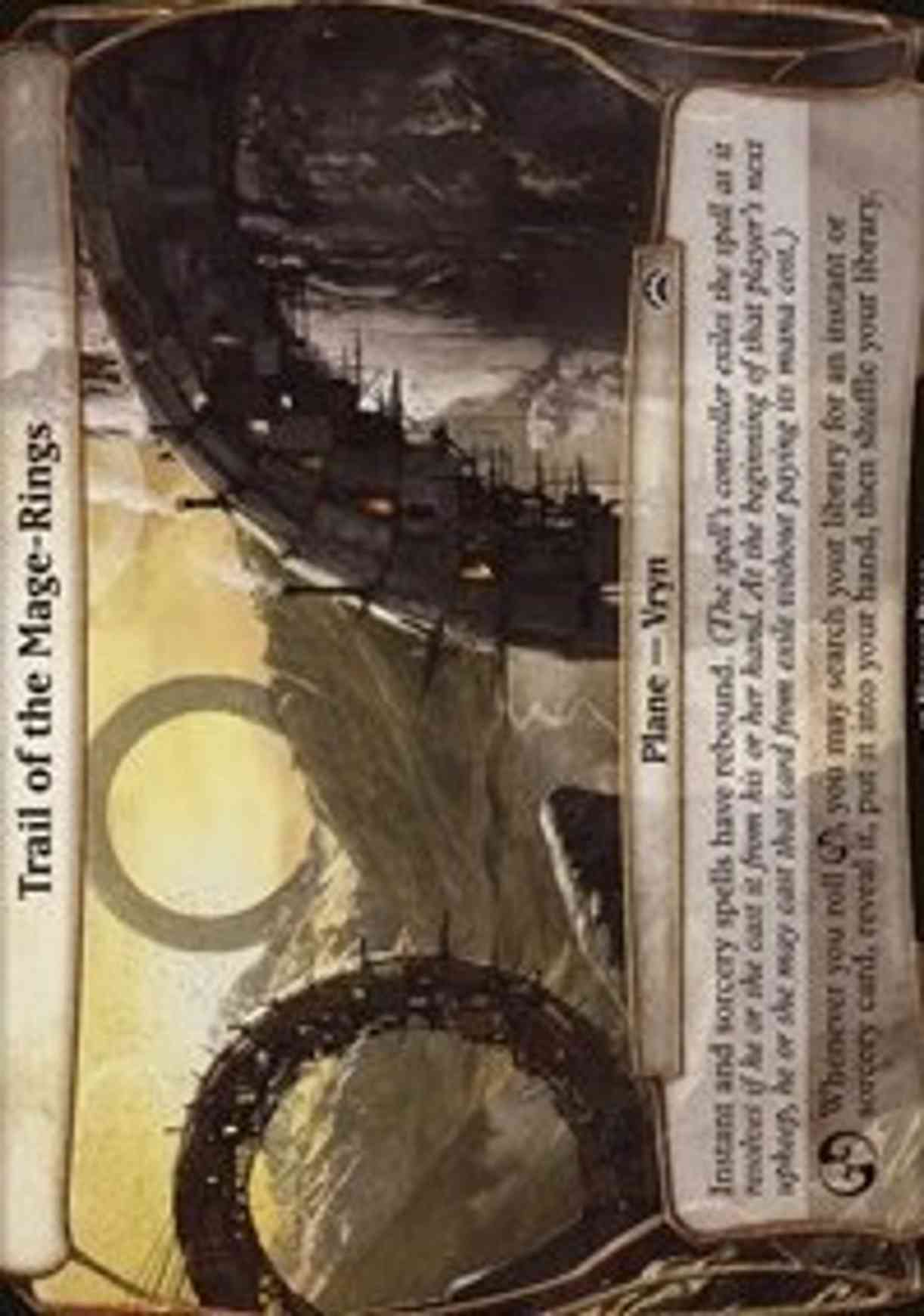 Trail of the Mage-Rings (Planechase 2012) magic card front