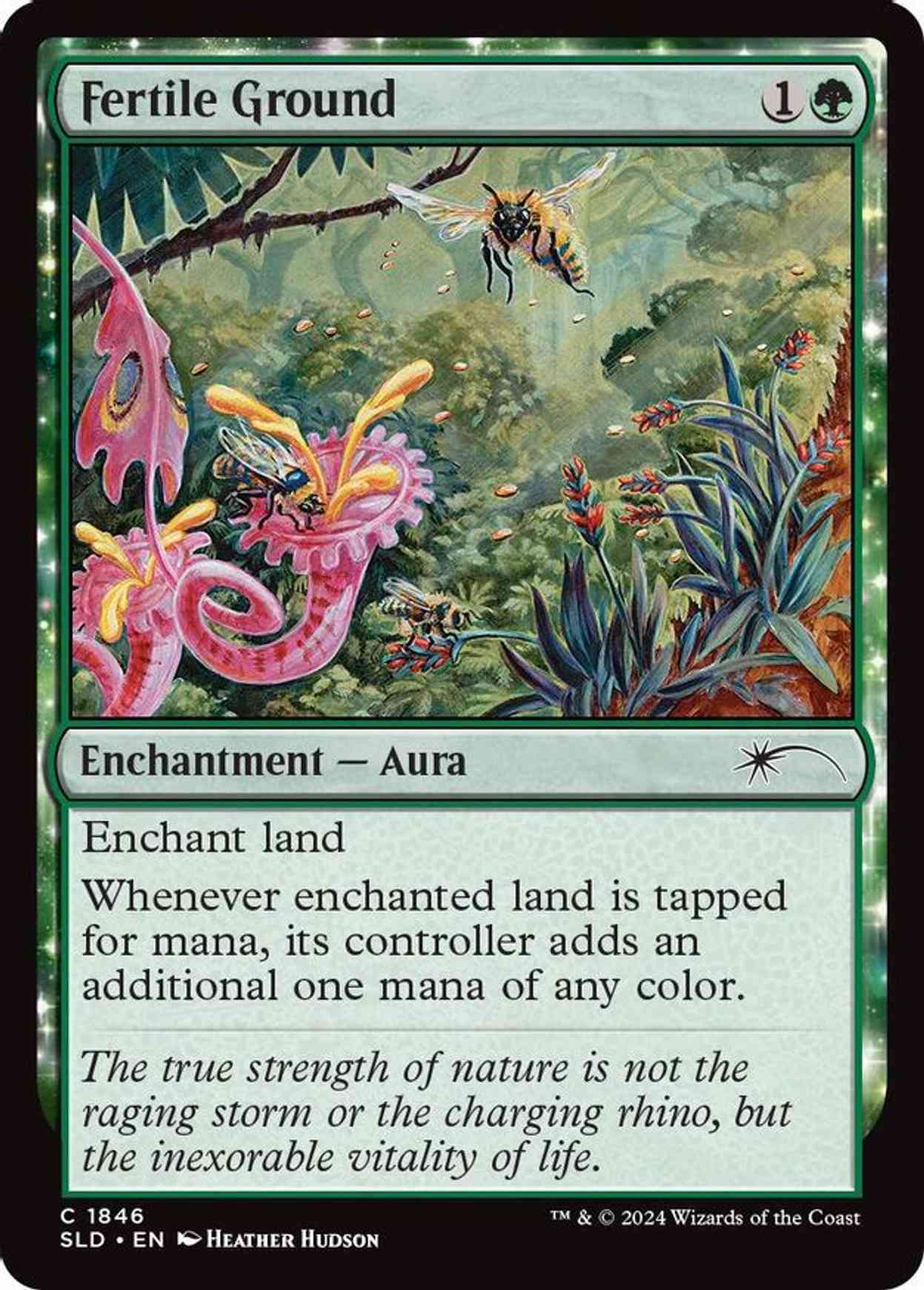 Fertile Ground magic card front