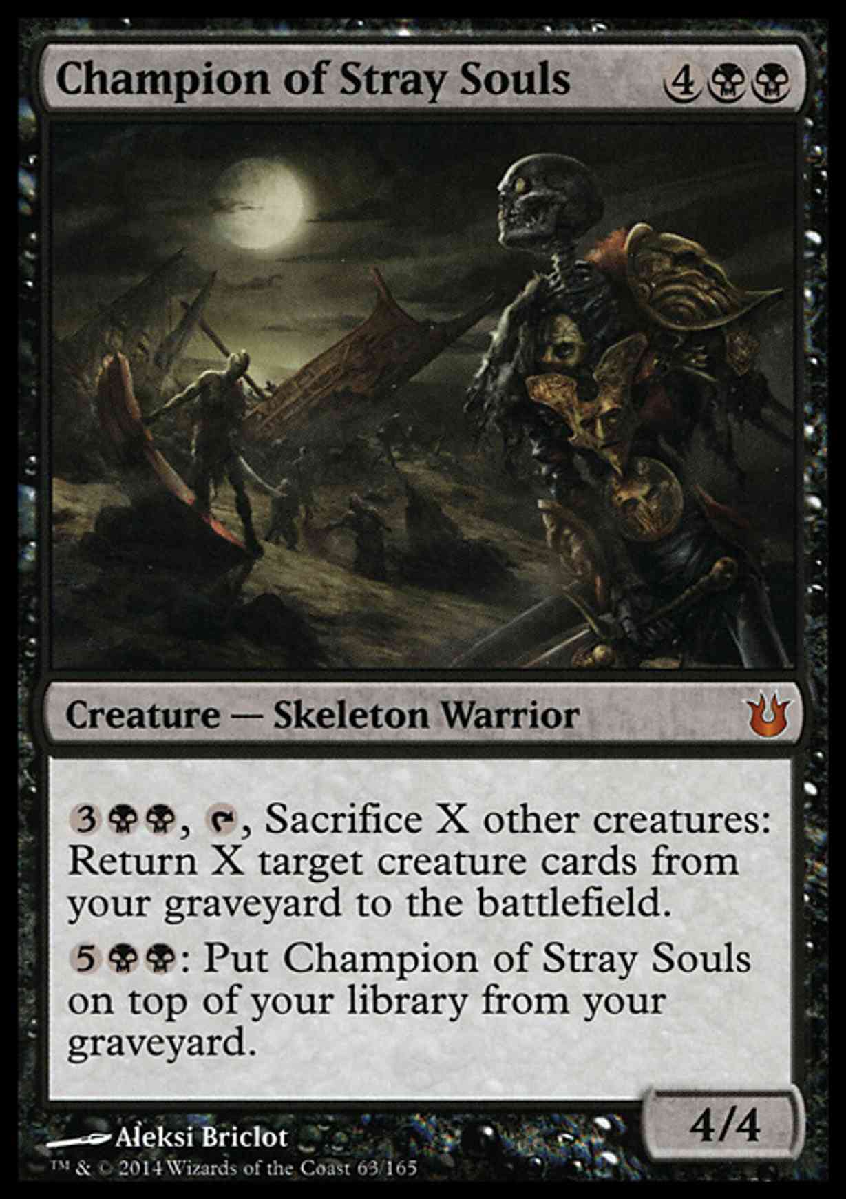 Champion of Stray Souls magic card front