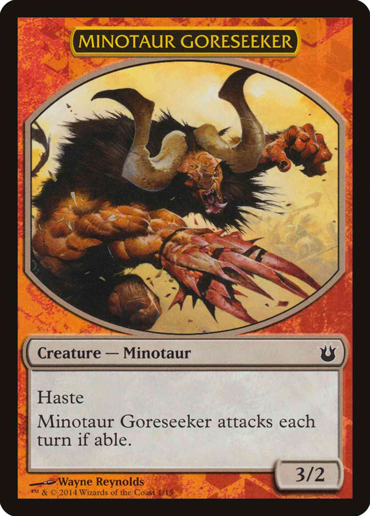 Minotaur Goreseeker magic card front