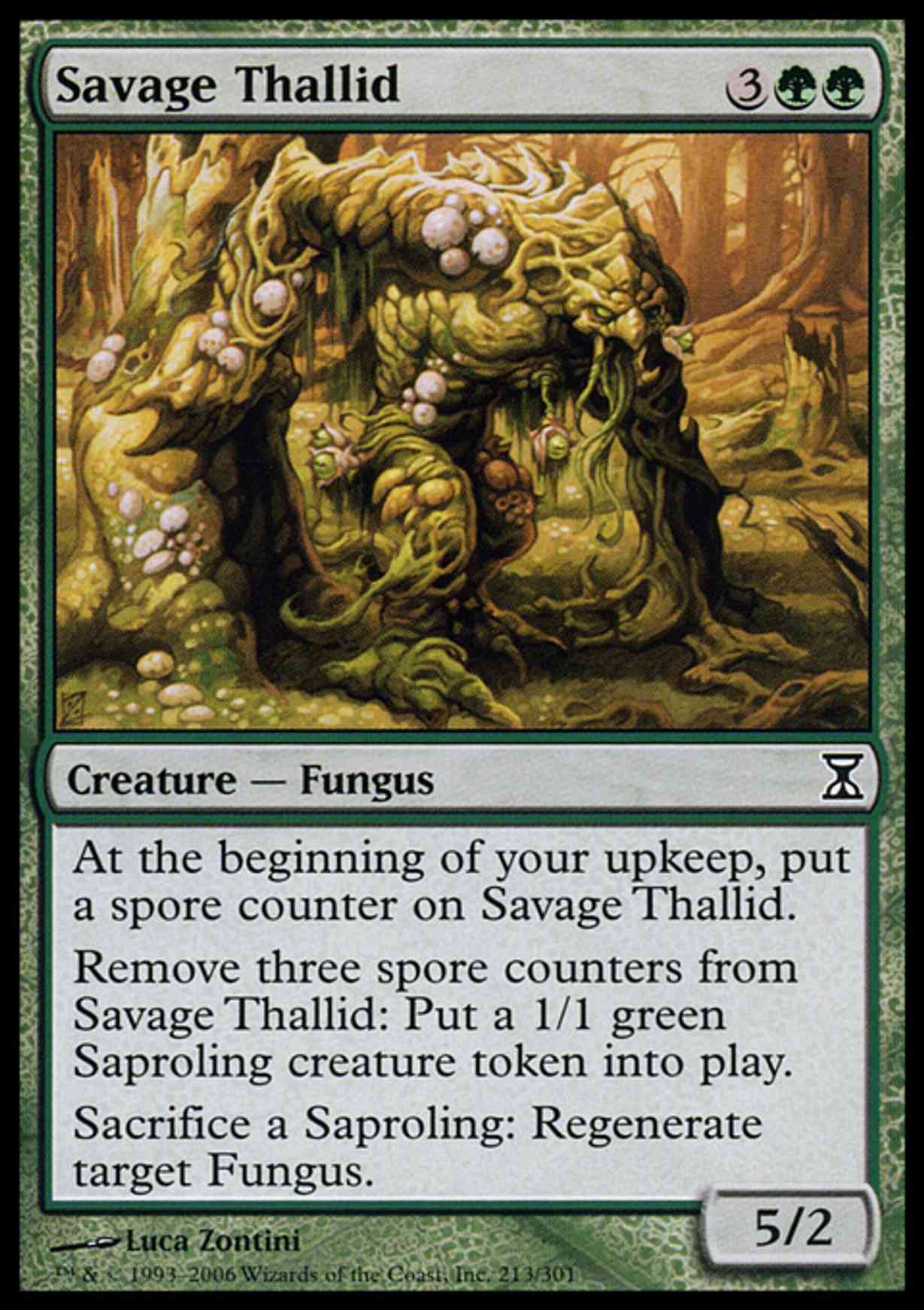 Savage Thallid magic card front