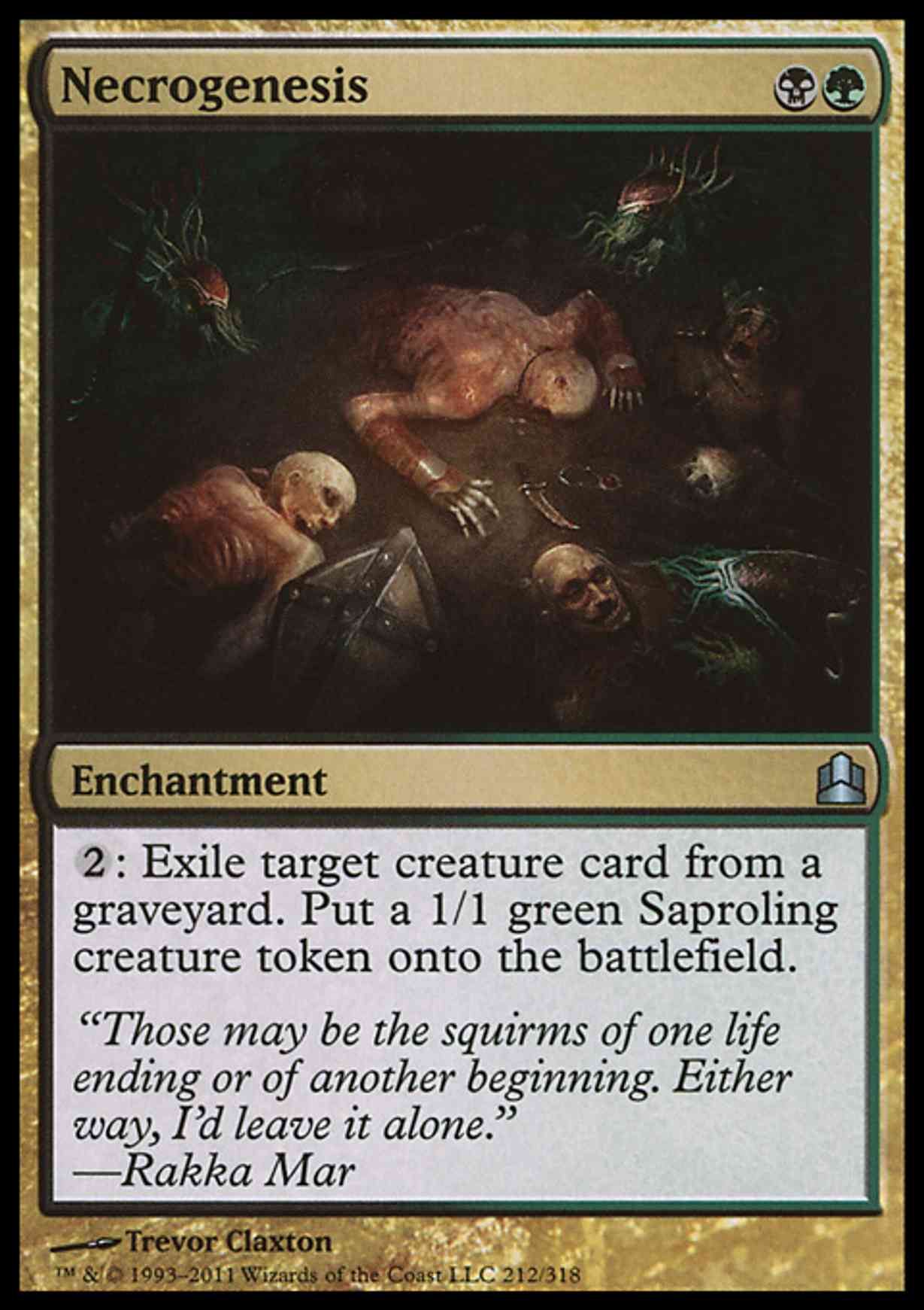 Necrogenesis magic card front
