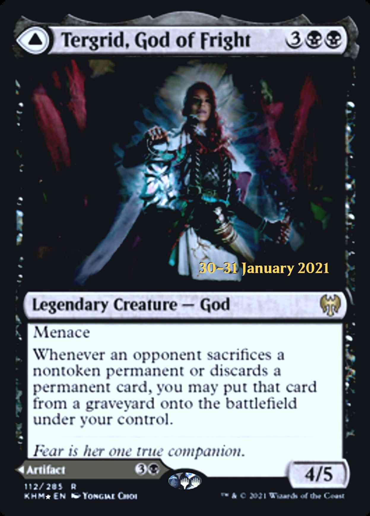 Tergrid, God of Fright magic card front