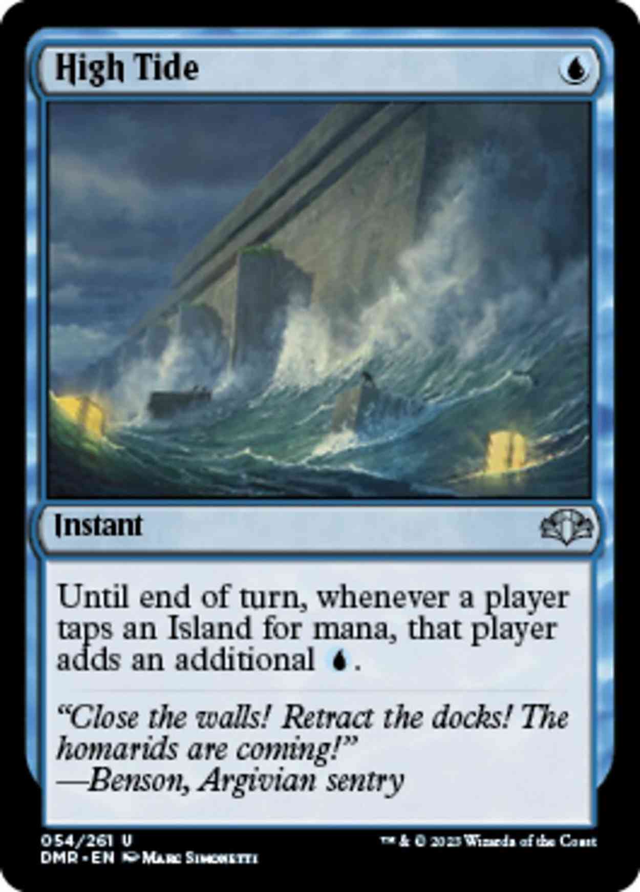 High Tide magic card front