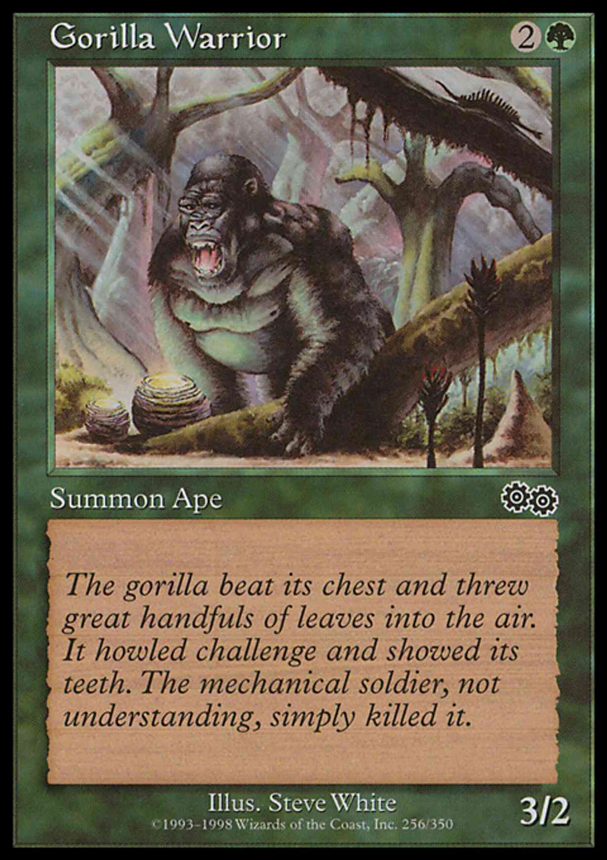 Gorilla Warrior magic card front