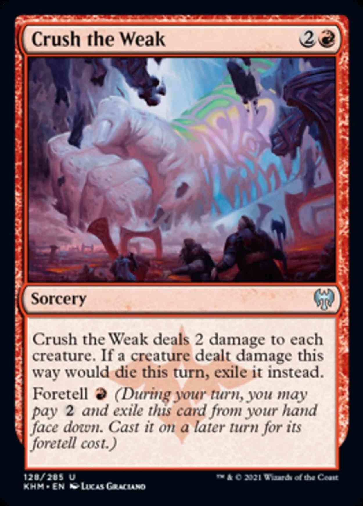 Crush the Weak magic card front