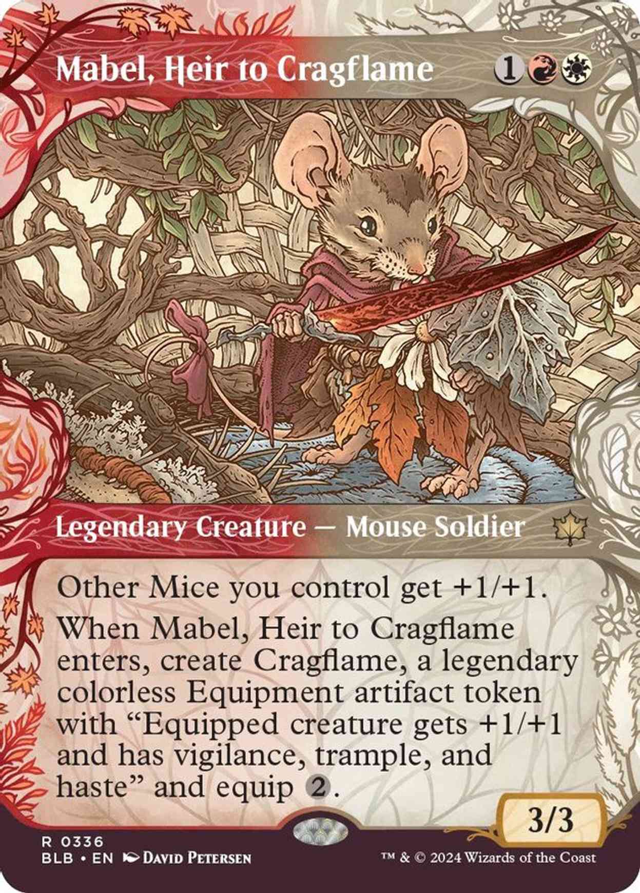 Mabel, Heir to Cragflame (Showcase) magic card front