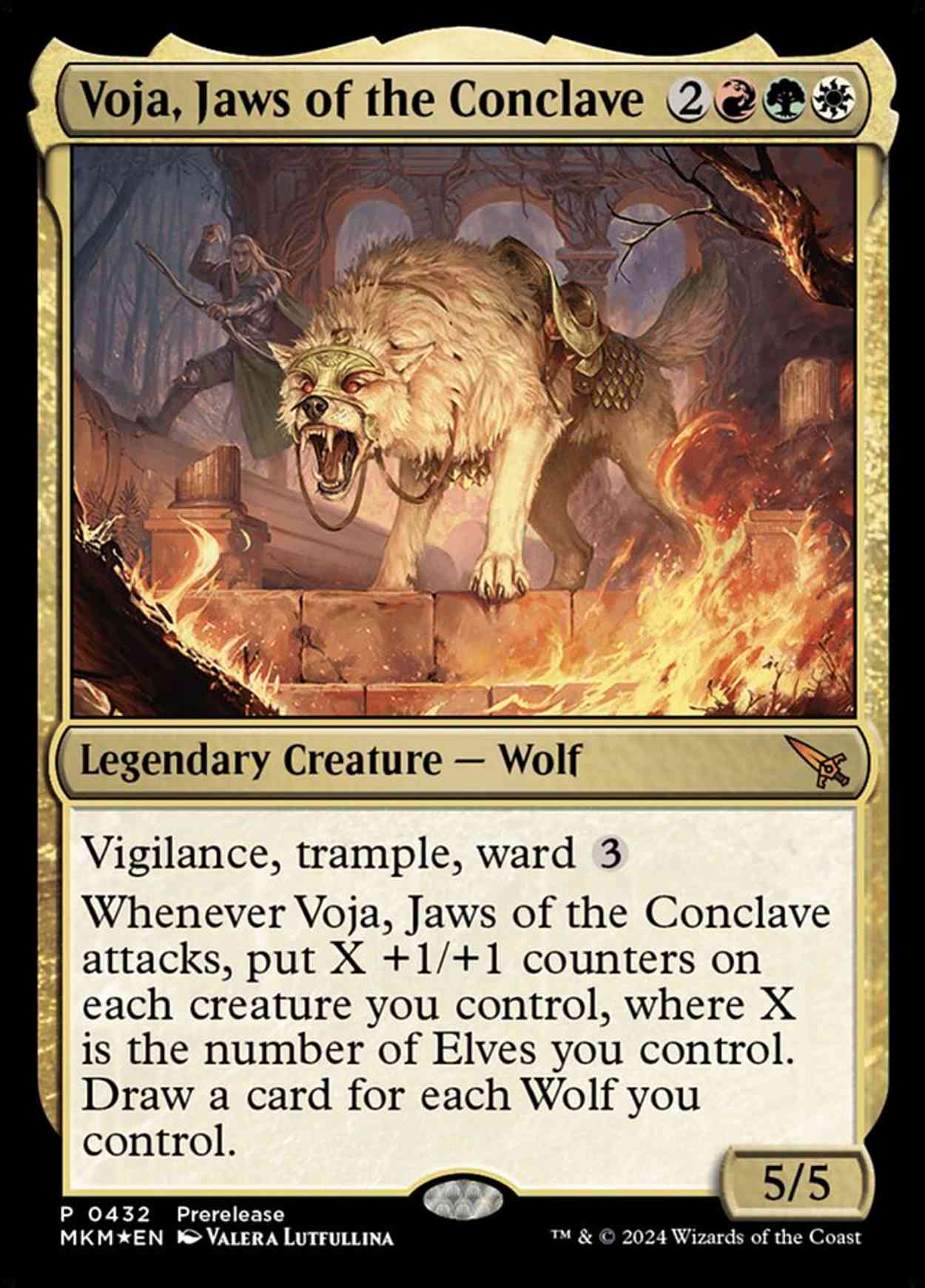 Voja, Jaws of the Conclave magic card front