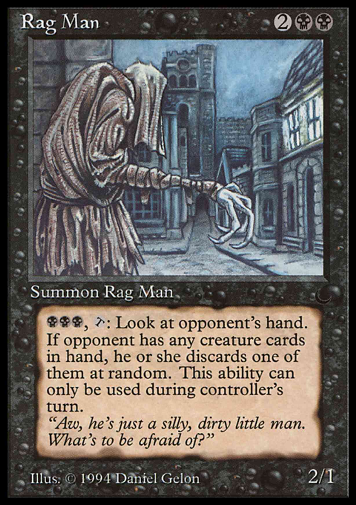 Rag Man magic card front