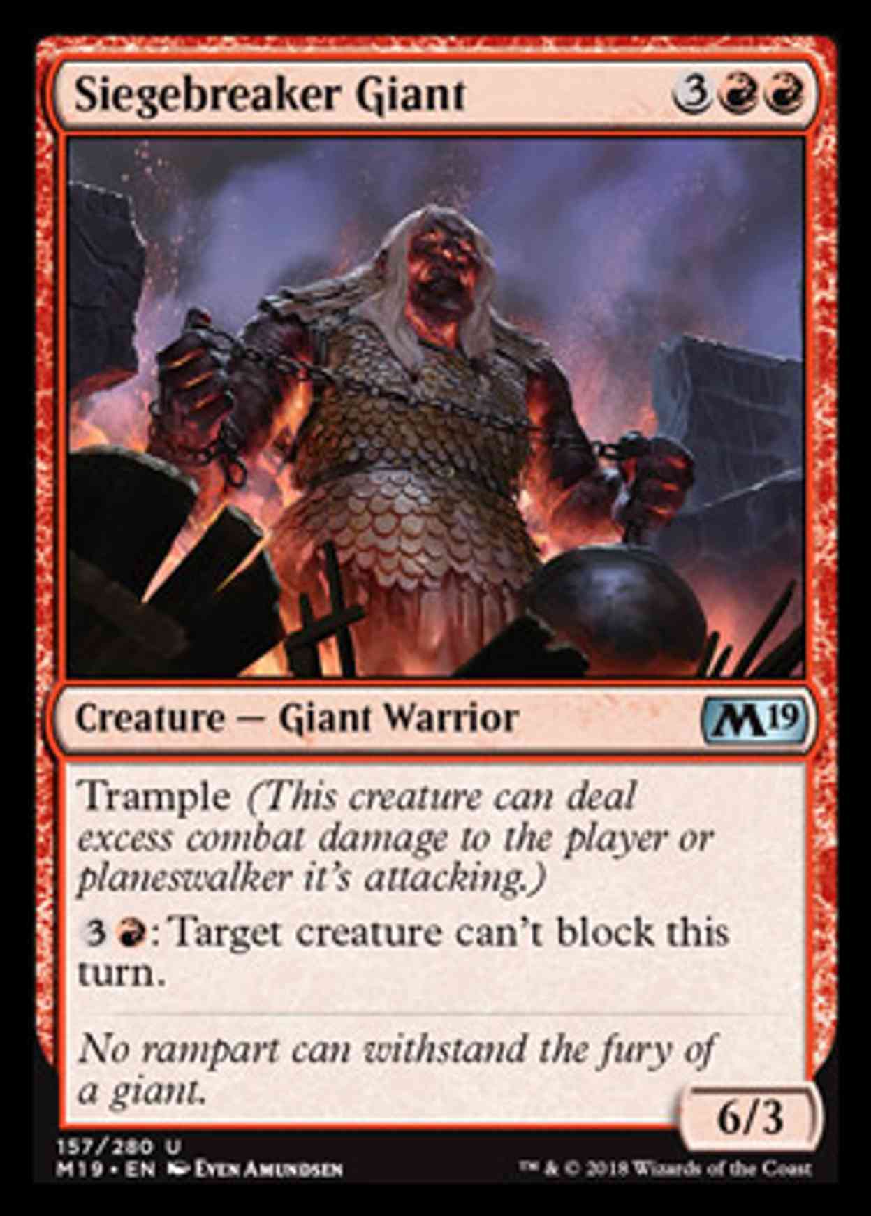 Siegebreaker Giant magic card front