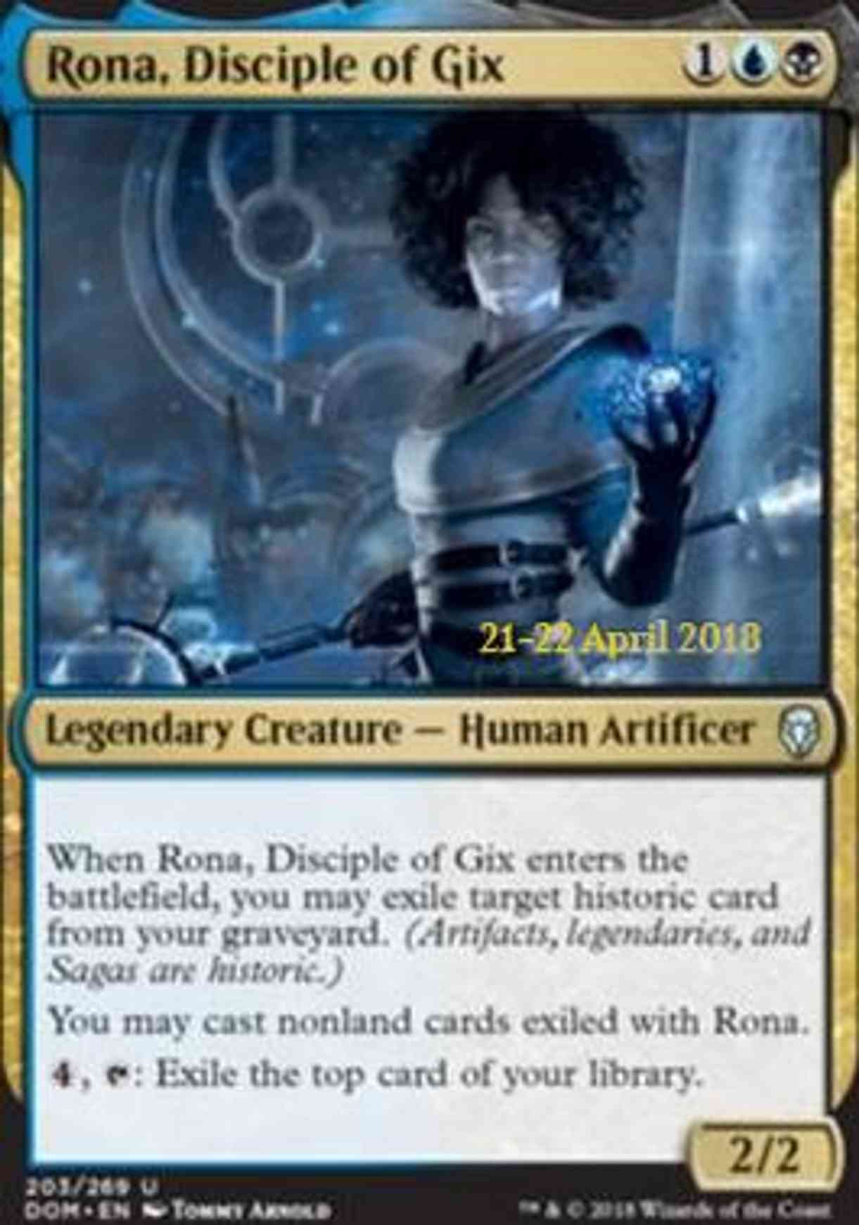 Rona, Disciple of Gix magic card front