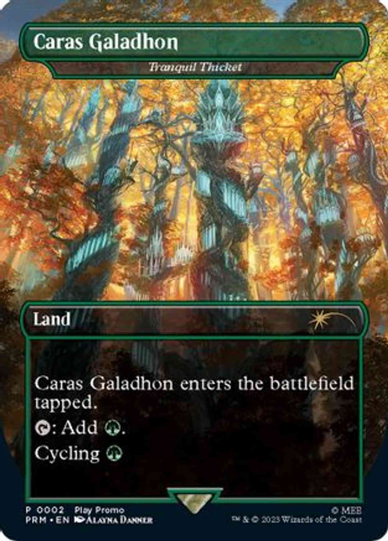 Caras Galadhon - Tranquil Thicket magic card front