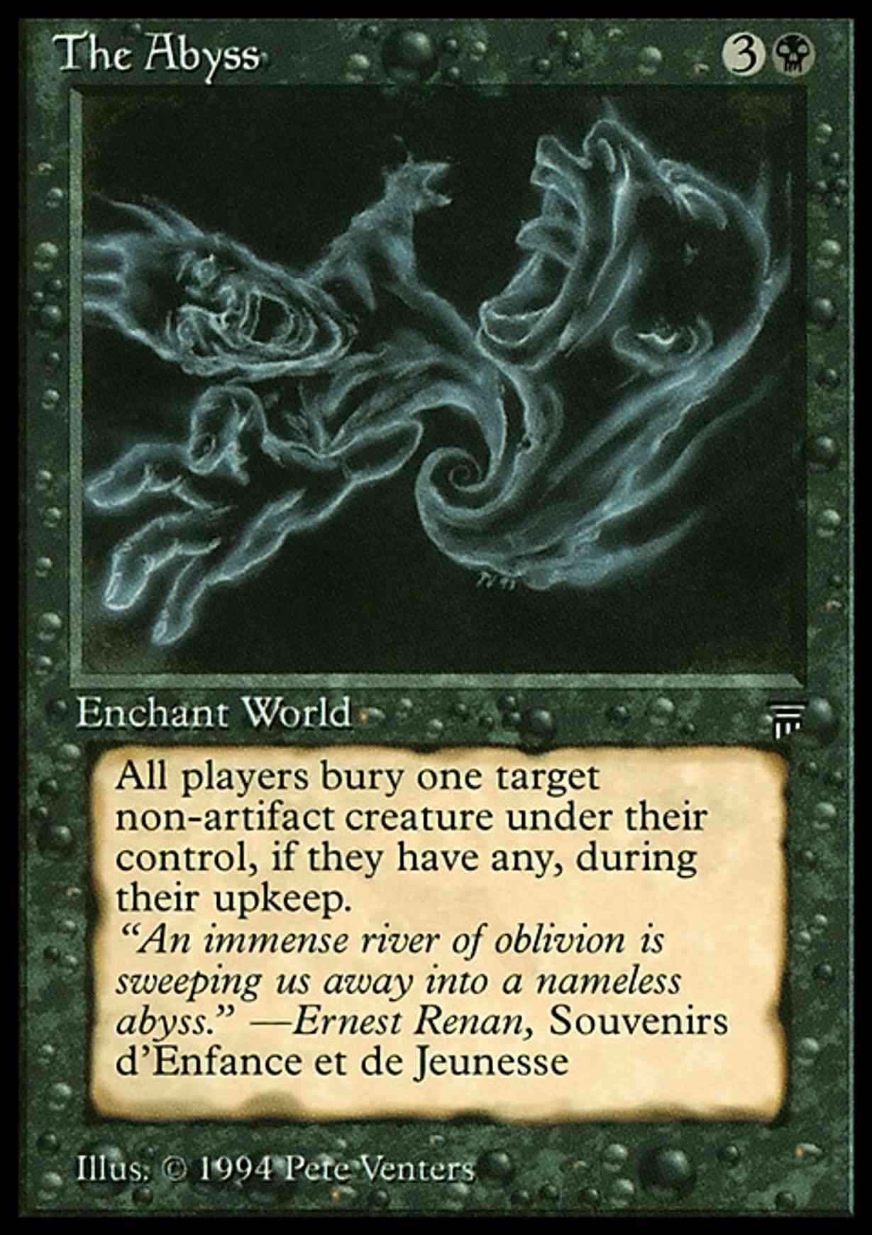 The Abyss magic card front