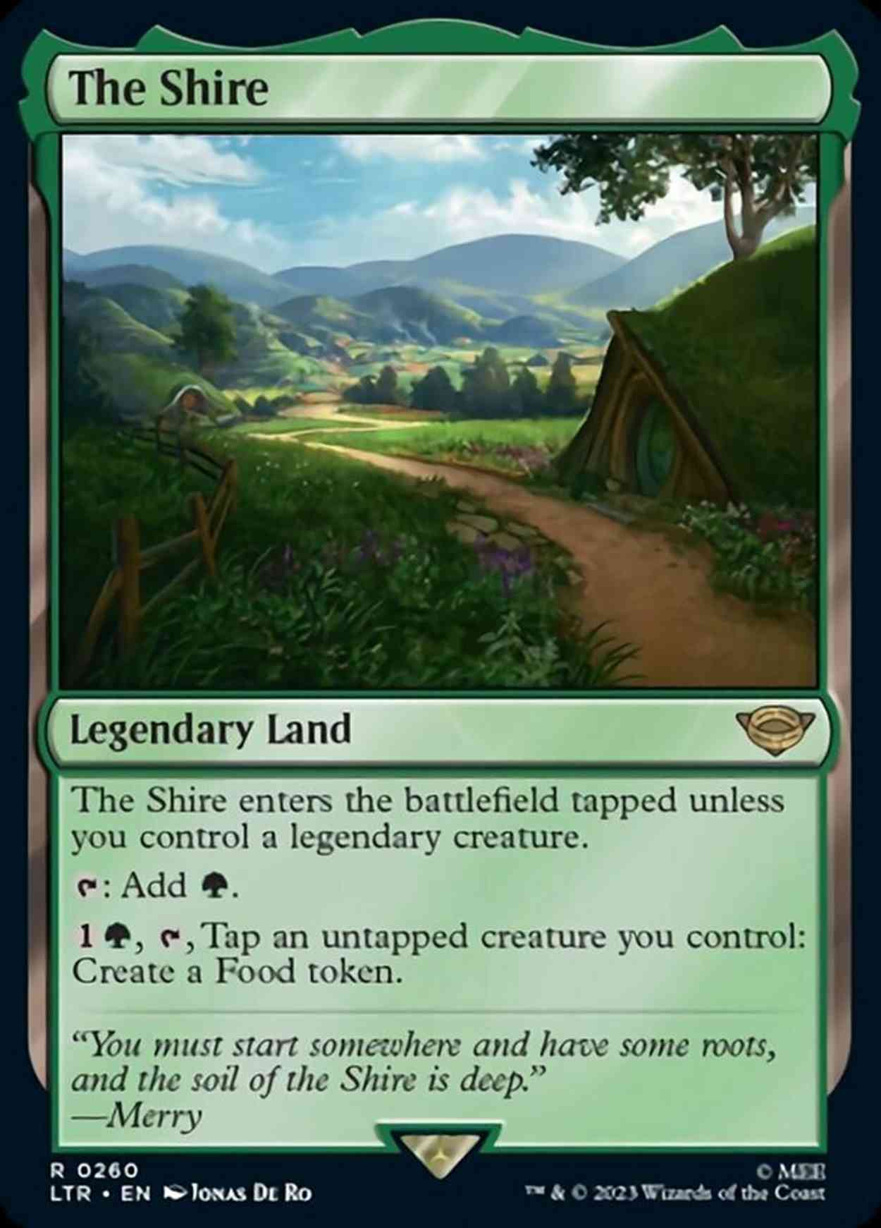 The Shire magic card front