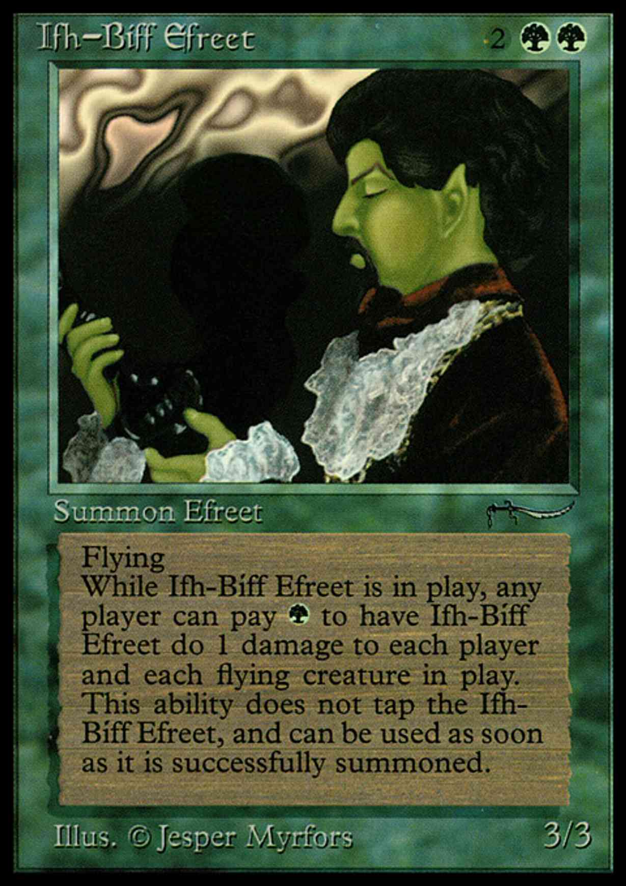 Ifh-Bíff Efreet magic card front