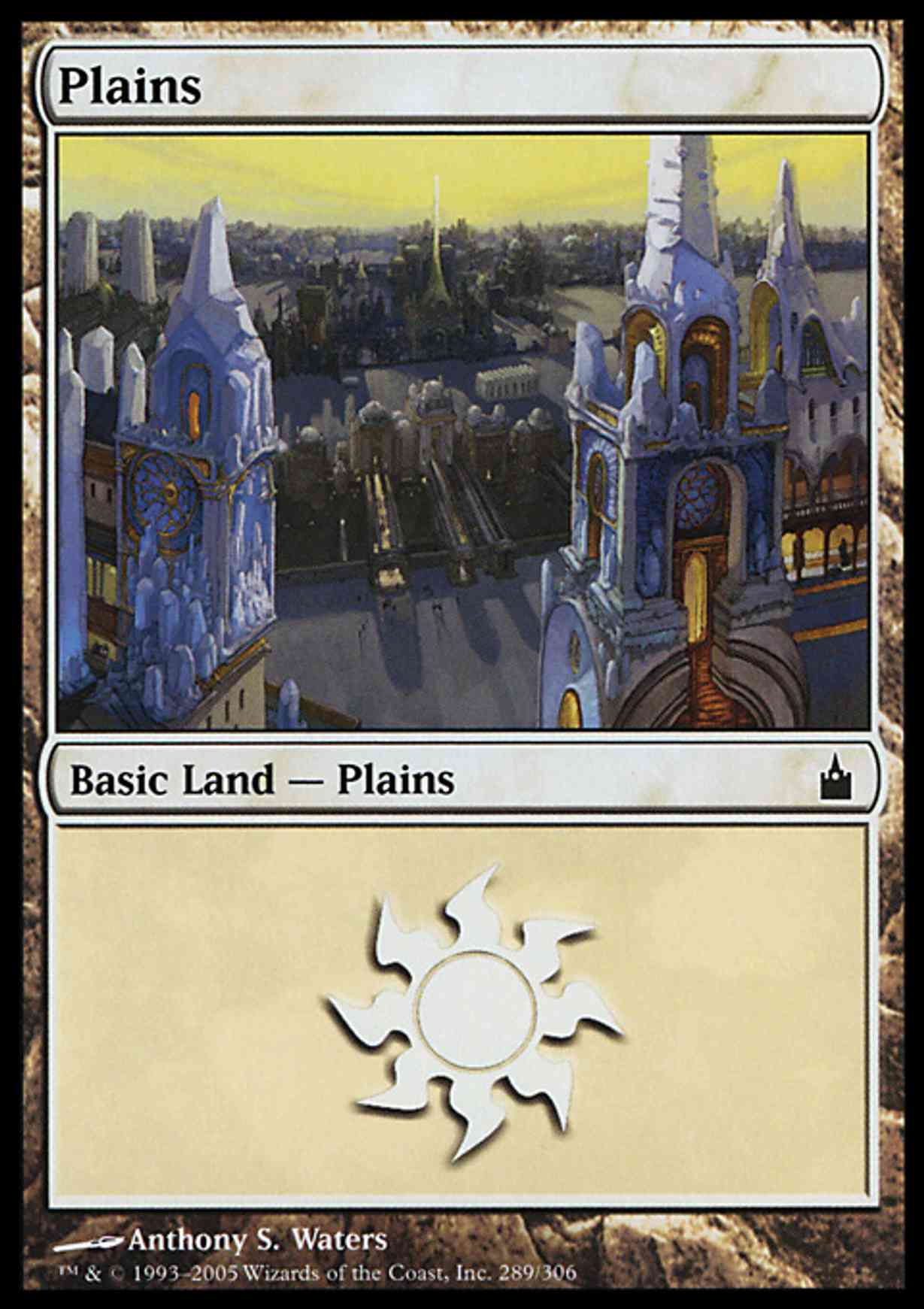 Plains (289) magic card front