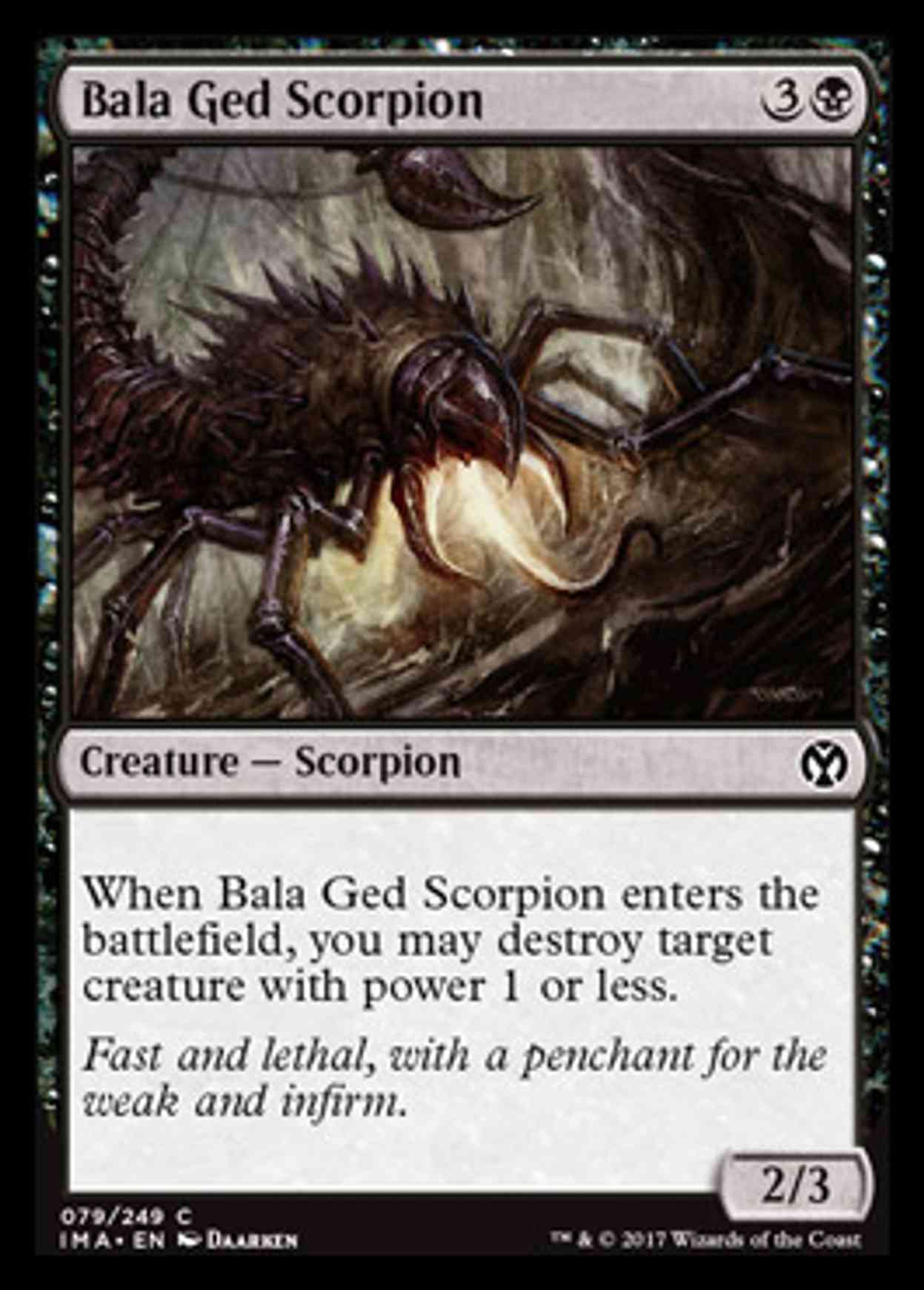 Bala Ged Scorpion magic card front
