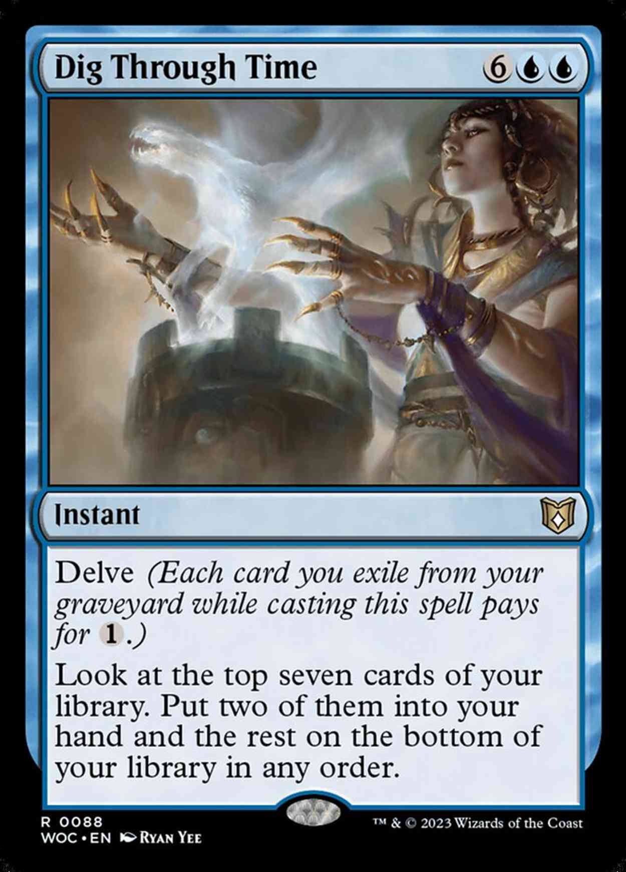 Dig Through Time magic card front