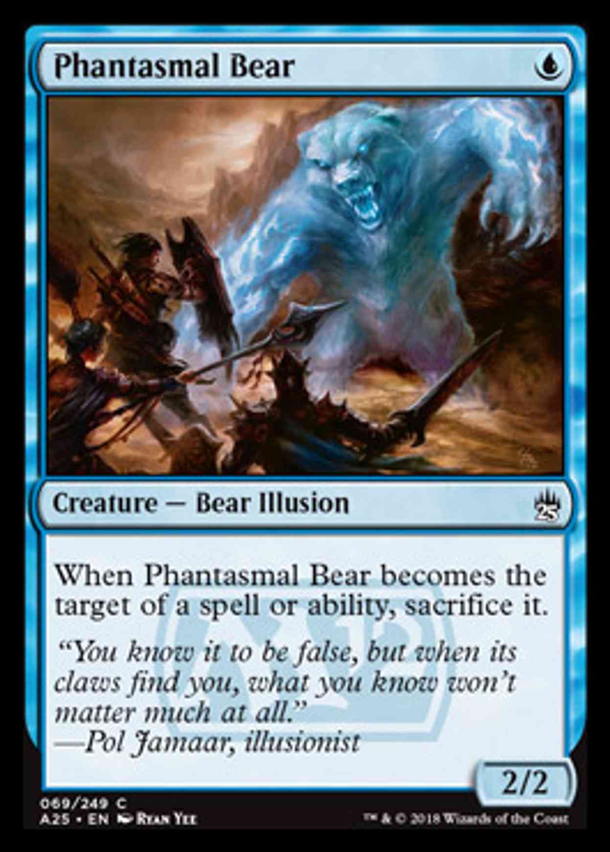 Phantasmal Bear magic card front