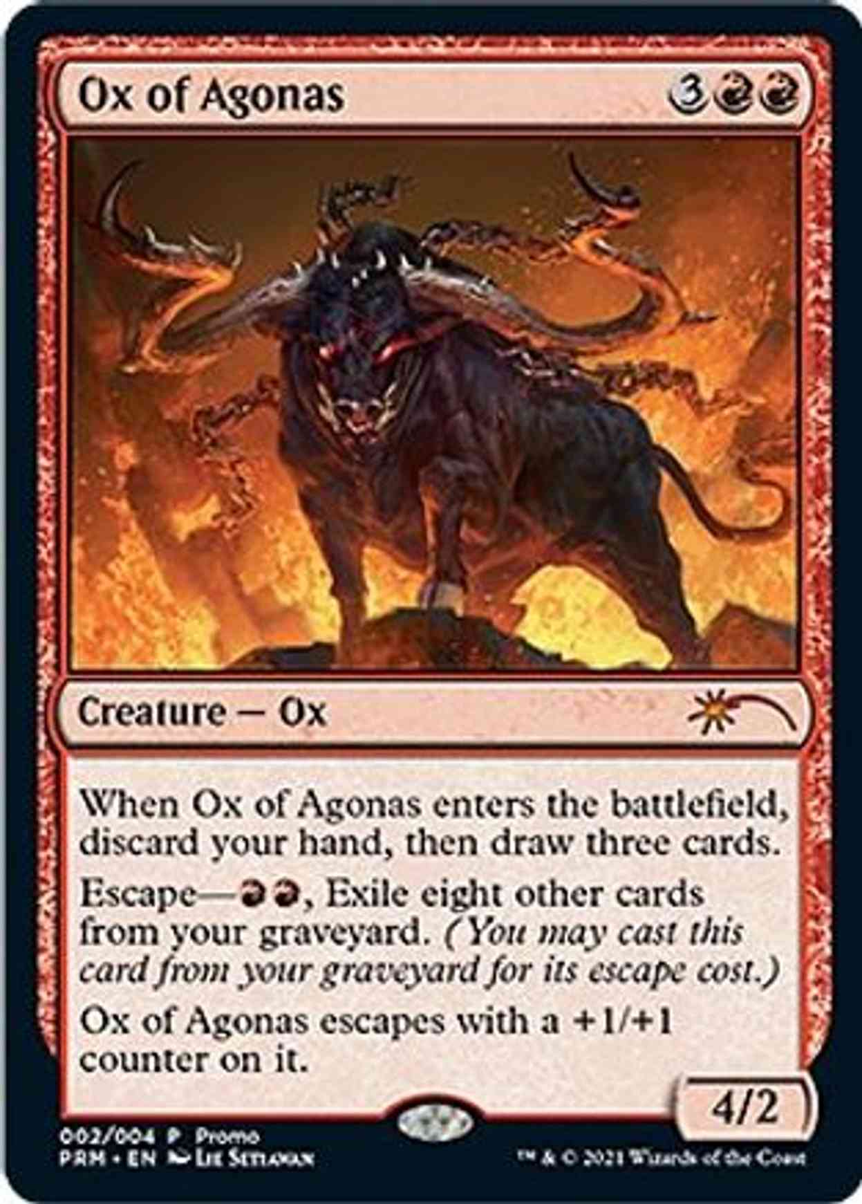 Ox of Agonas (Year of the Ox 2021) magic card front