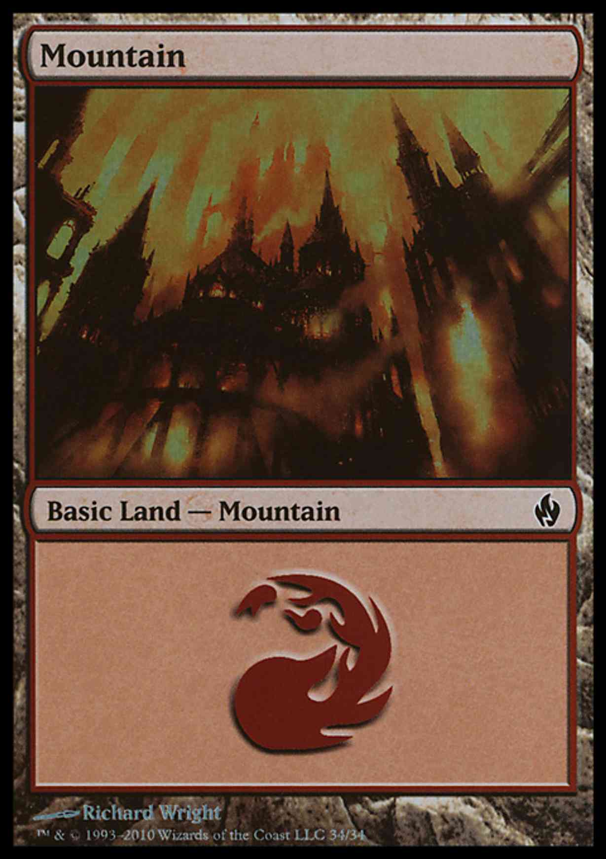 Mountain (34)  magic card front